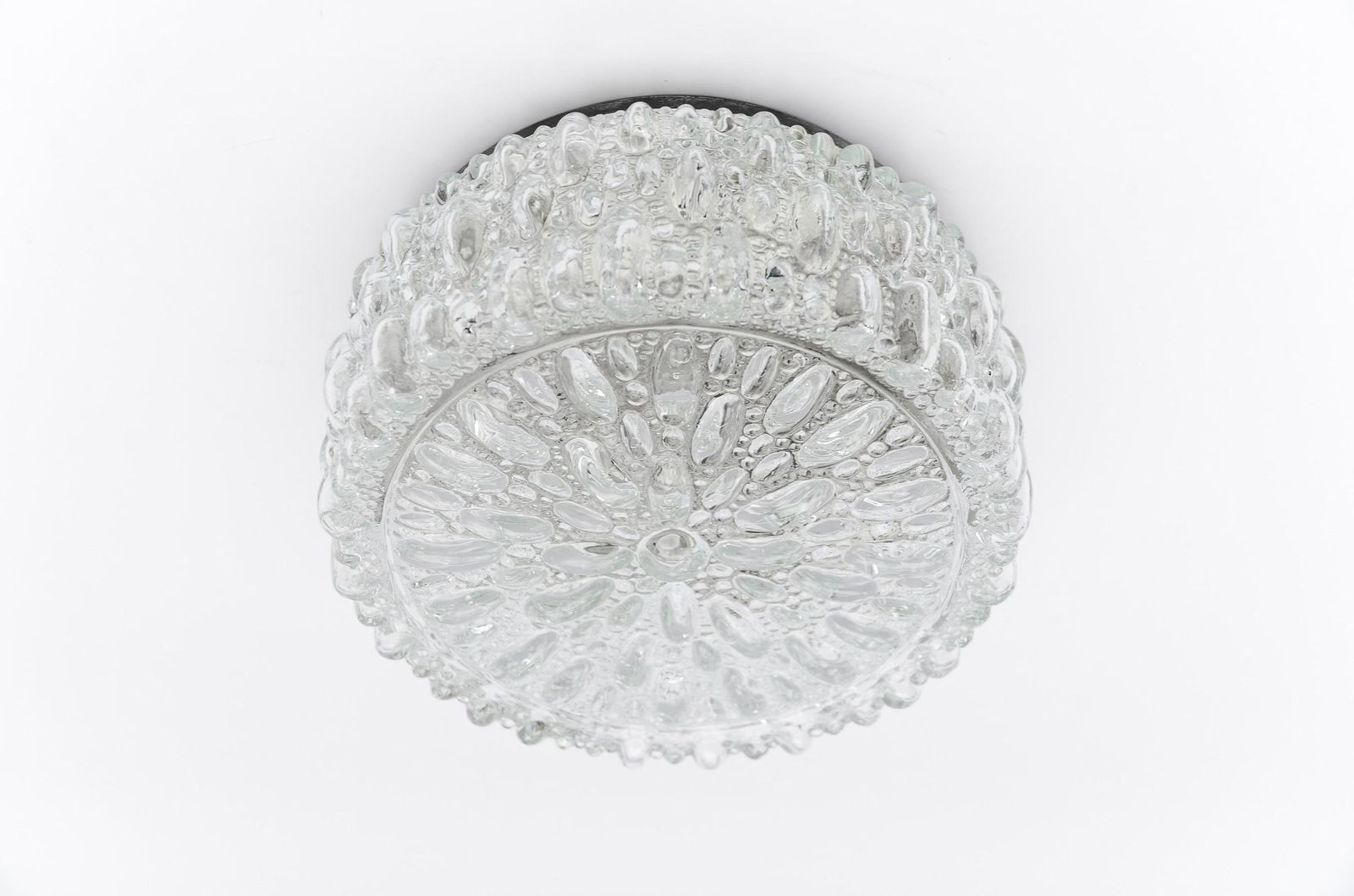 1. Of 2 Bubble Glass Wall Lamp / Flush Mount By Limburg, 1960s Germany photo vinterior