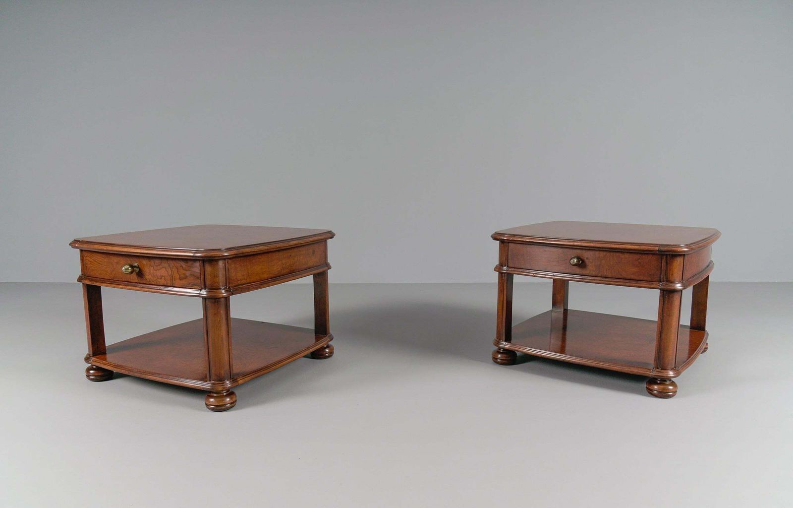 Art Deco Bedside Tables In Mahogany, 1940s, Set Of 2 photo 2038.0