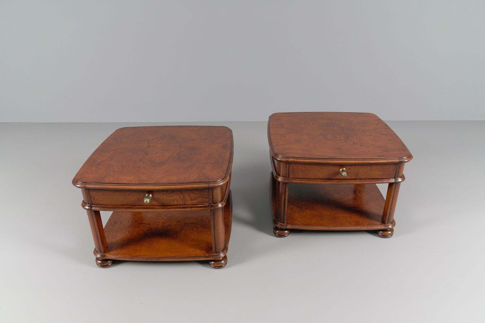 Art Deco Bedside Tables In Mahogany, 1940s, Set Of 2 photo buy