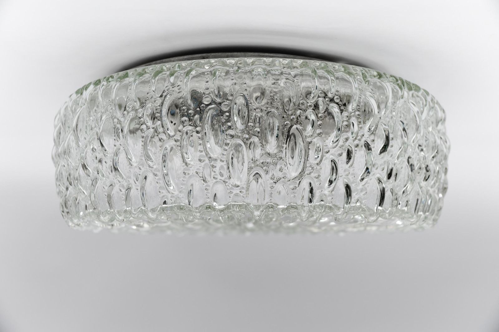 photo vinterior 1. Of 3 Large Bubble Glass Wall Lamp / Flush Mount By Limburg, 1960s Germany