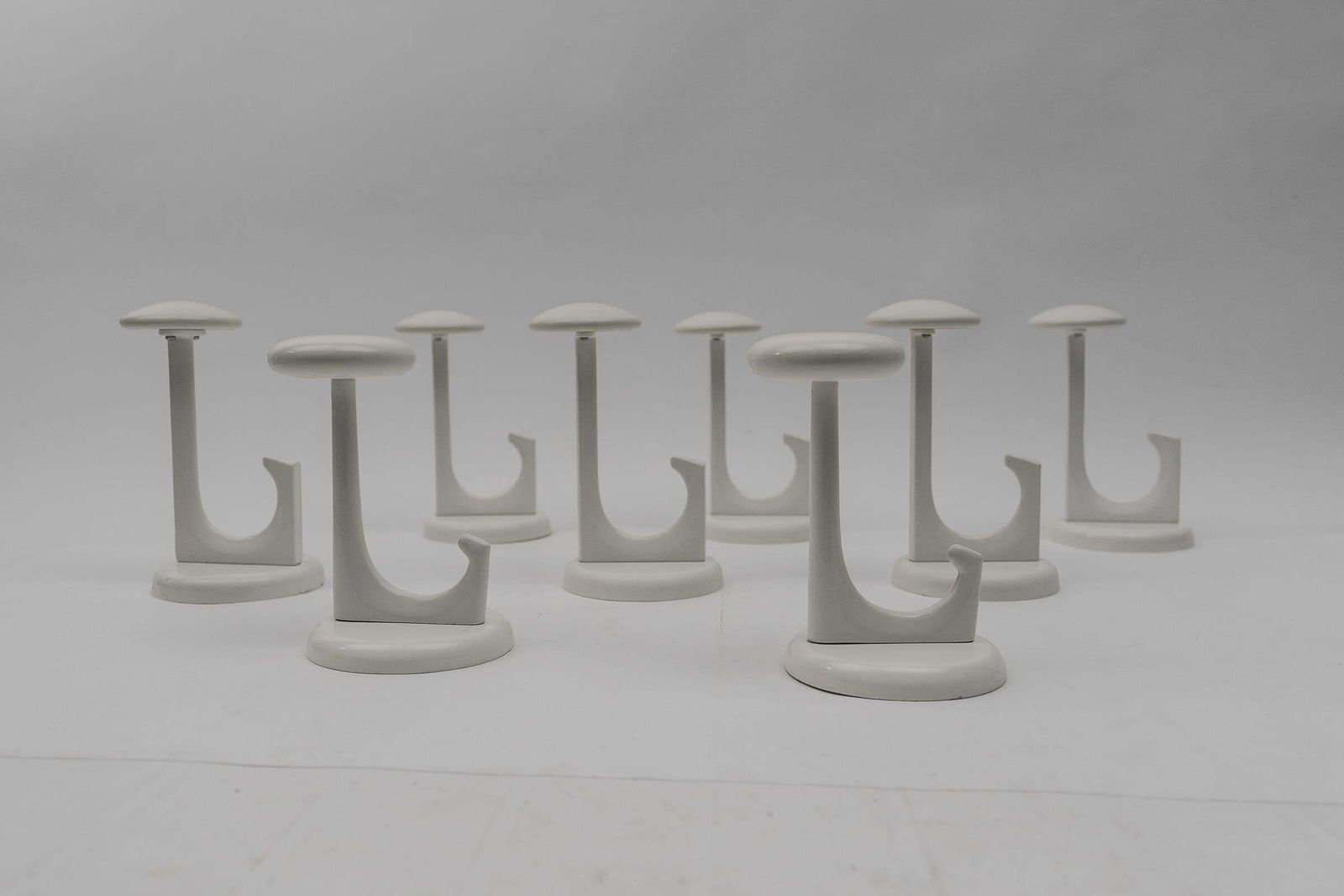 807.0 Set Of 8 Mid Century Modern Wall Hooks By Schönbuch, Germany, 1960s photo