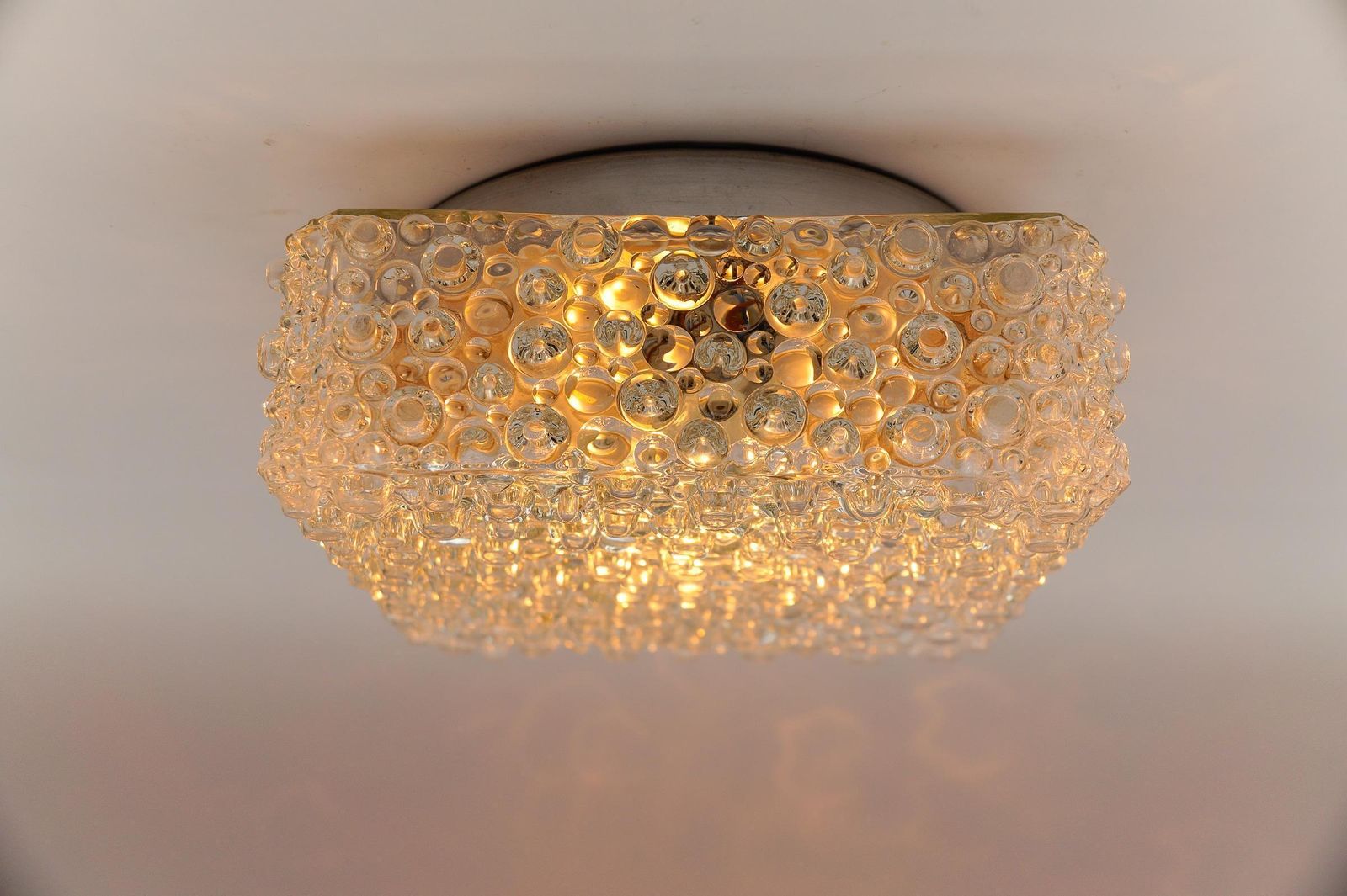 1. Of 2 Clear Lovely Bubble Glass Wall Lamp Or Flush Mount Light, 1960s Germany photo vinterior