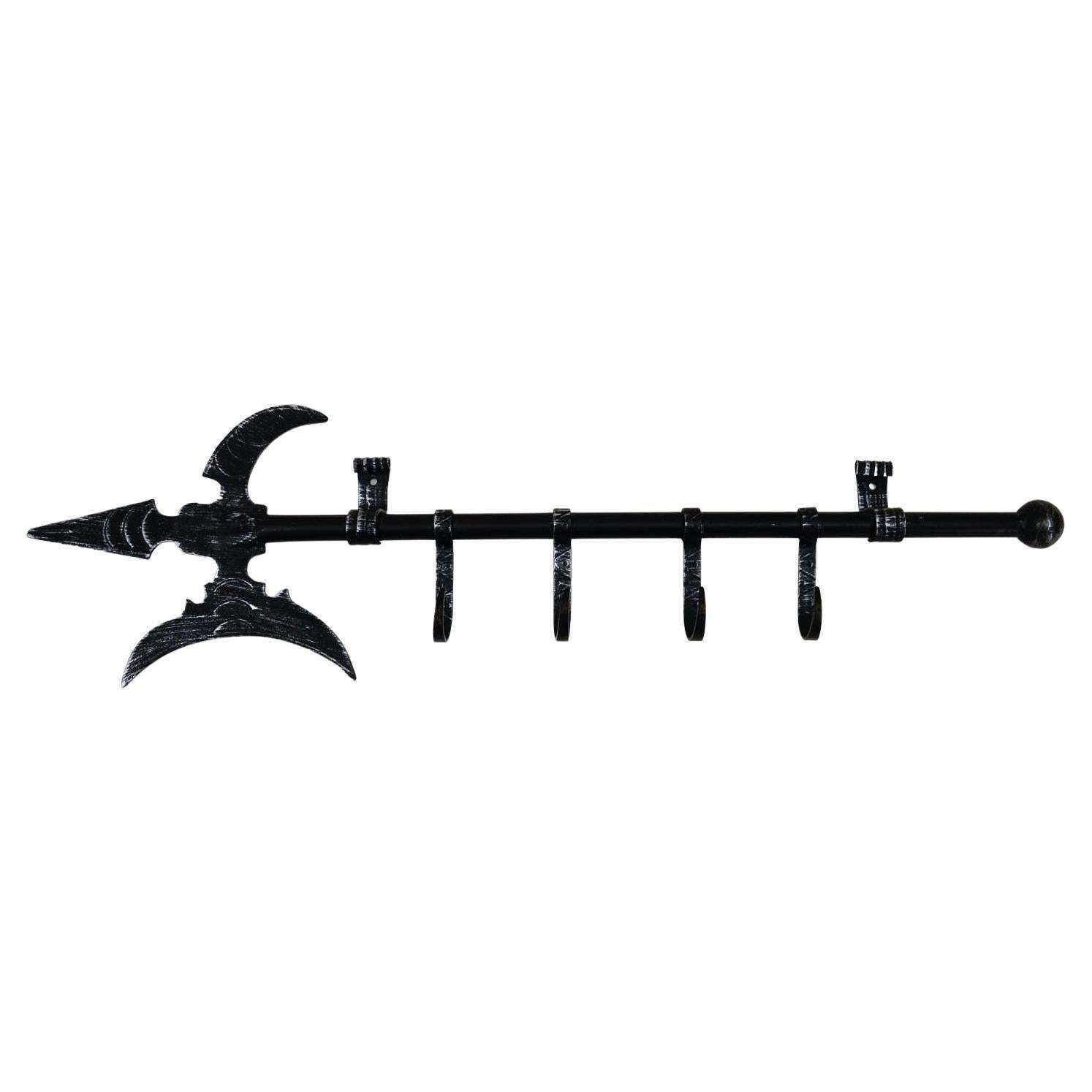 1960s Wall Coat Rack In Medieval Style In The Shape Of An Axe, 1960s