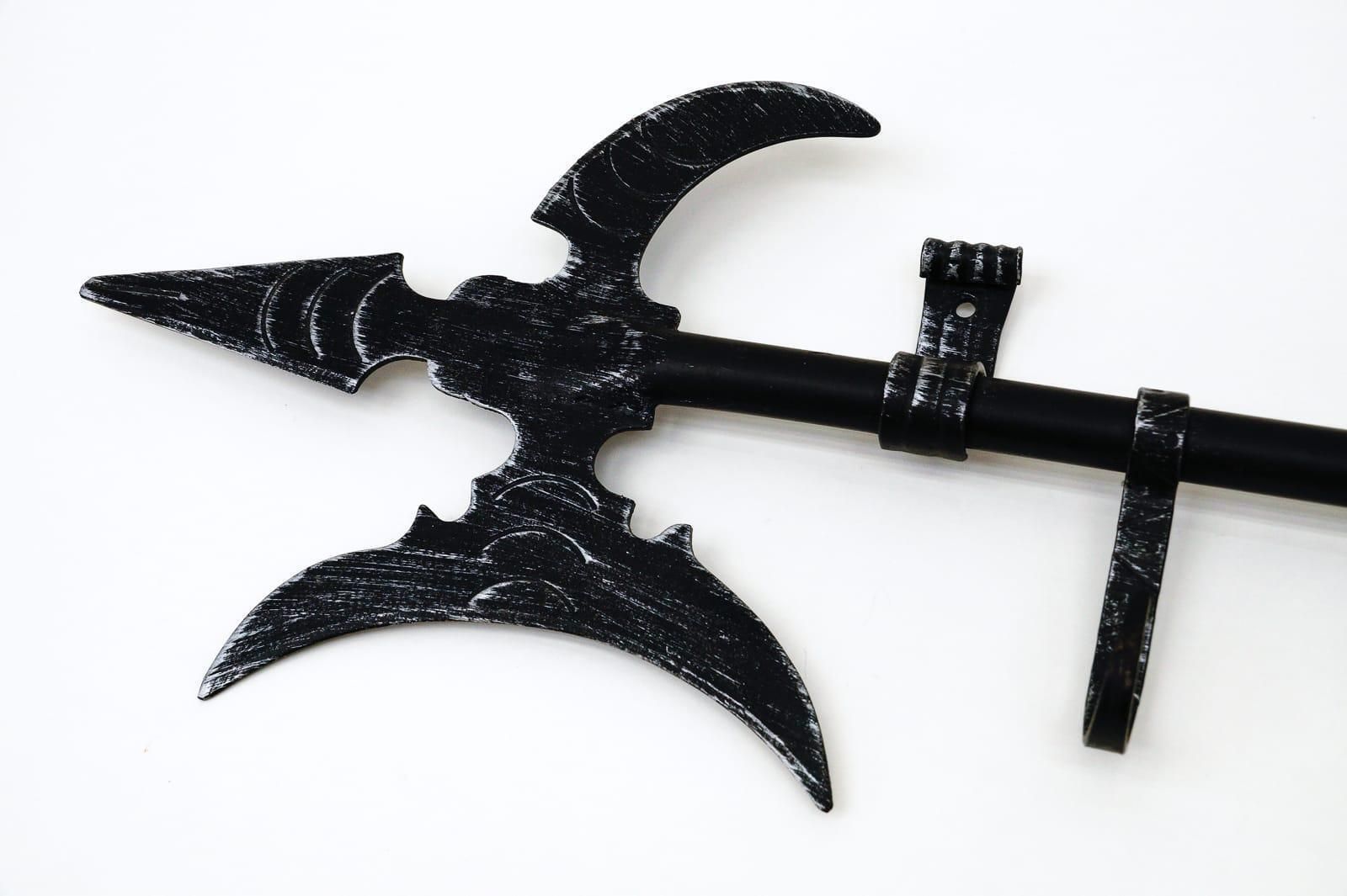 1960s Wall Coat Rack In Medieval Style In The Shape Of An Axe, 1960s photo vinterior