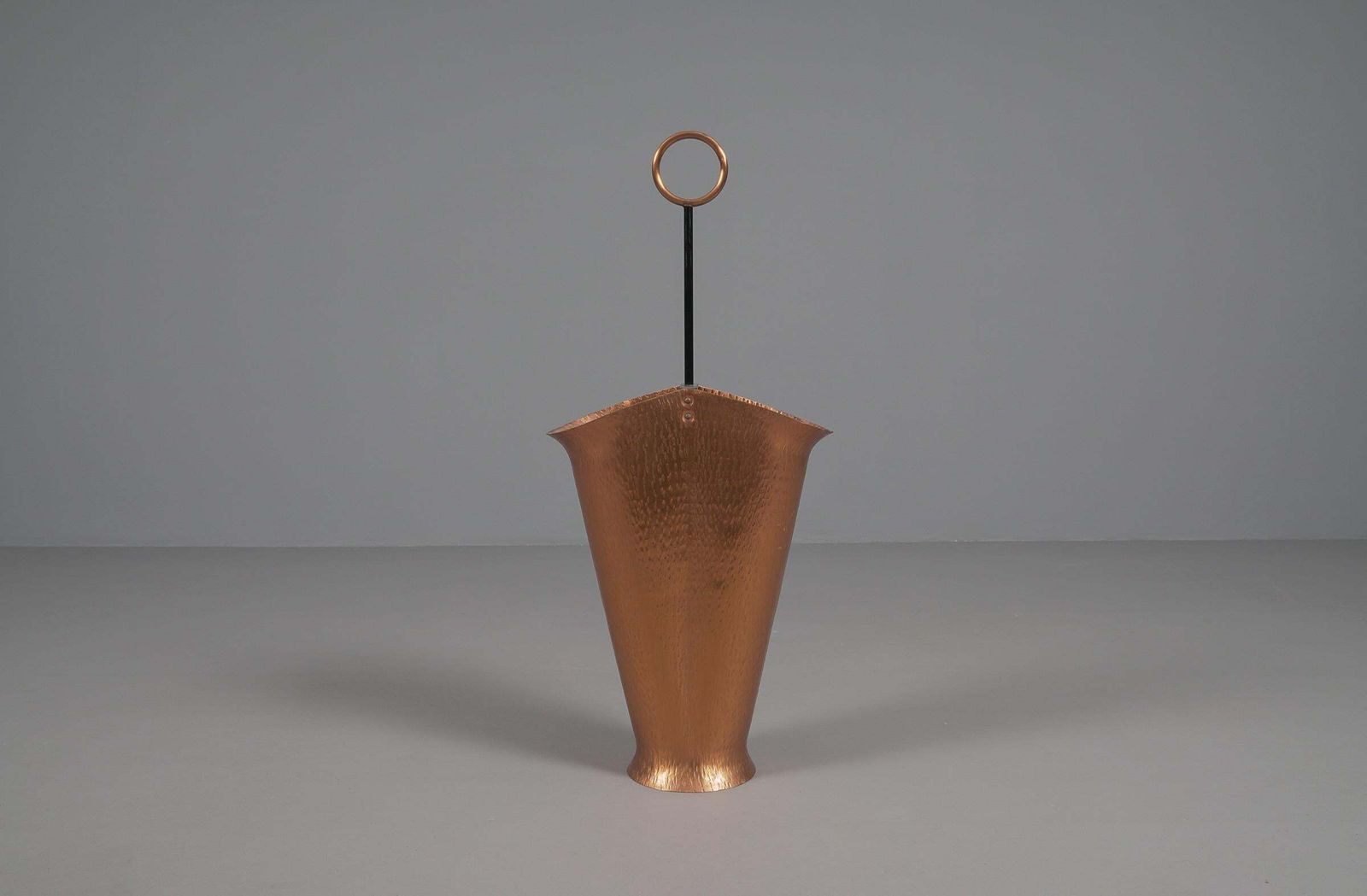 Handmade Umbrella Stand In Copper And Brass, 1960s, Austria photo furniture