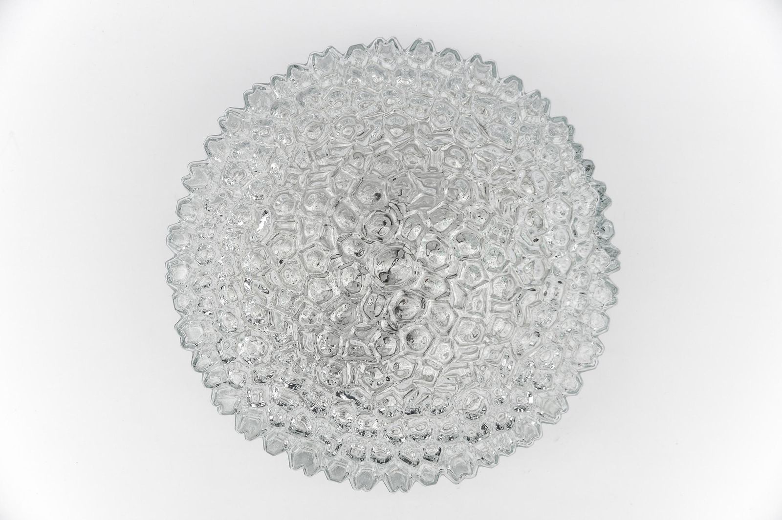 1. Of 2 Lovely Large Bubble Glass Flush Mount Lamp By Helena Tynell For Limburg photo Lighting
