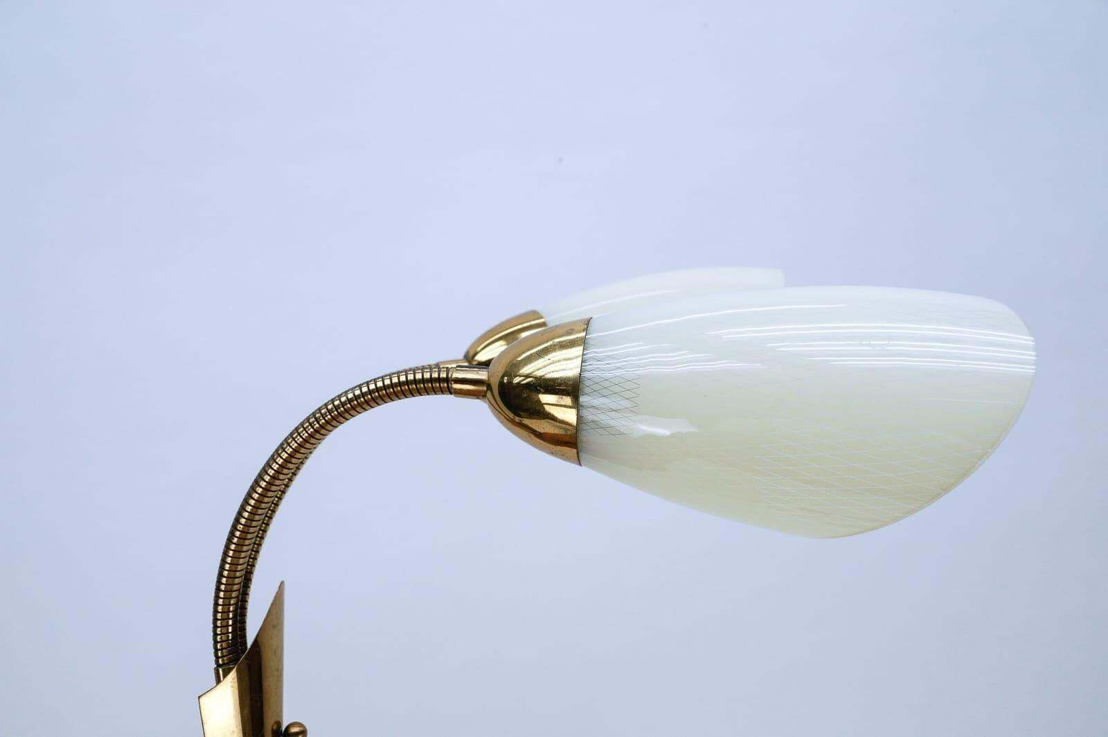 photo furniture Pair Of Double Arm Wall Lamps With Flexible Arms From The 1950s, Probably Italy