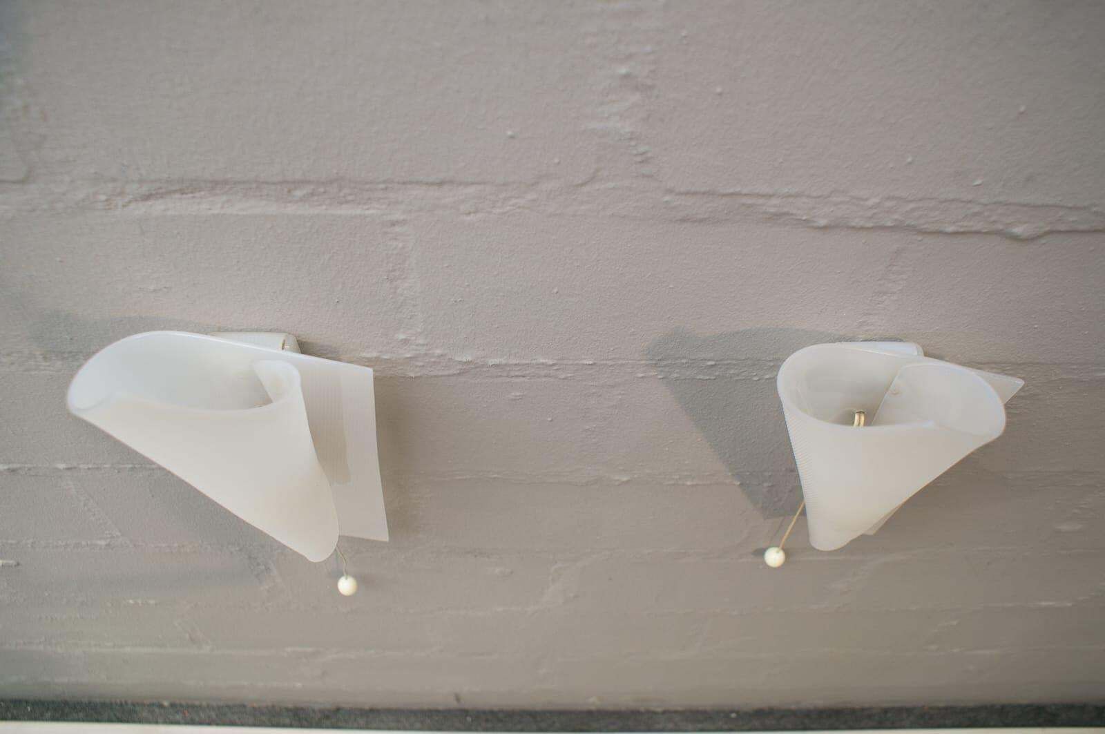 Wall Lamps Made Of Plexiglas By Hanns Hoffmann Lederer For Heinz Hecht, 1954 photo for sale