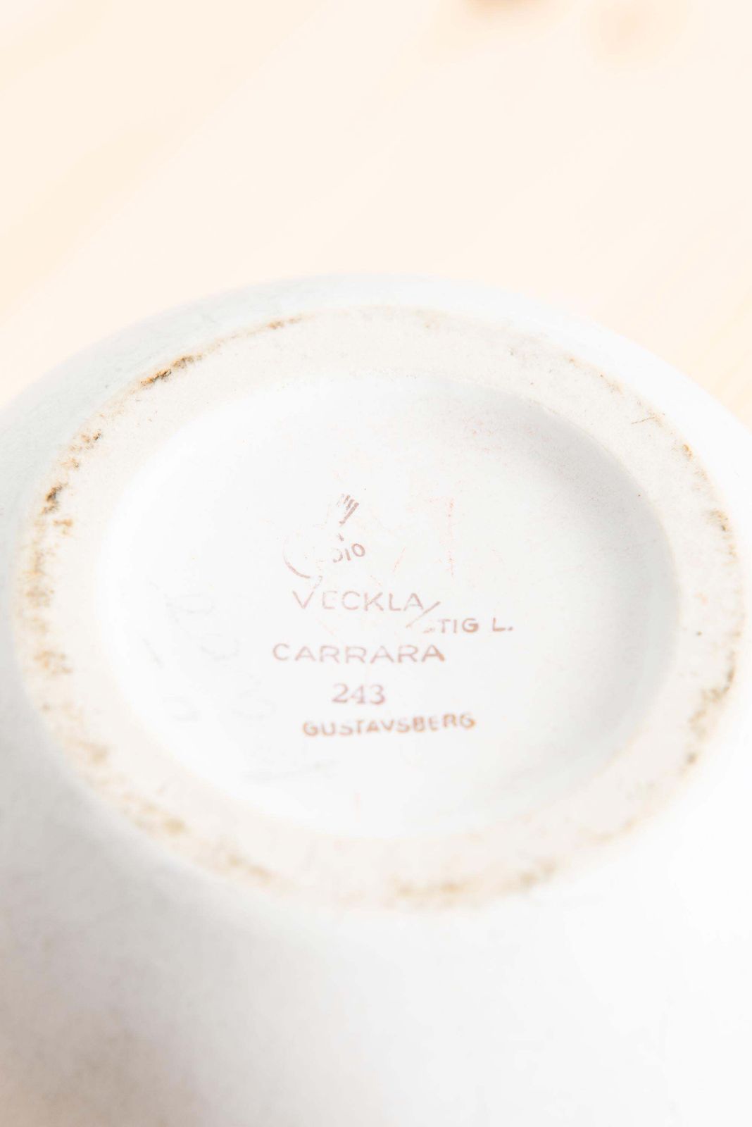 Stig Lindberg Ceramic Vase Model Veckla By Gustavsberg In Sweden photo for sale