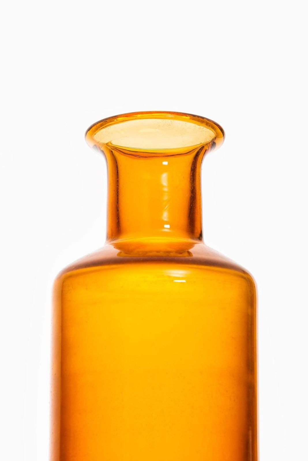 Glass Vase Produced By Glas & Trä Hovmantorp In Sweden photo for sale