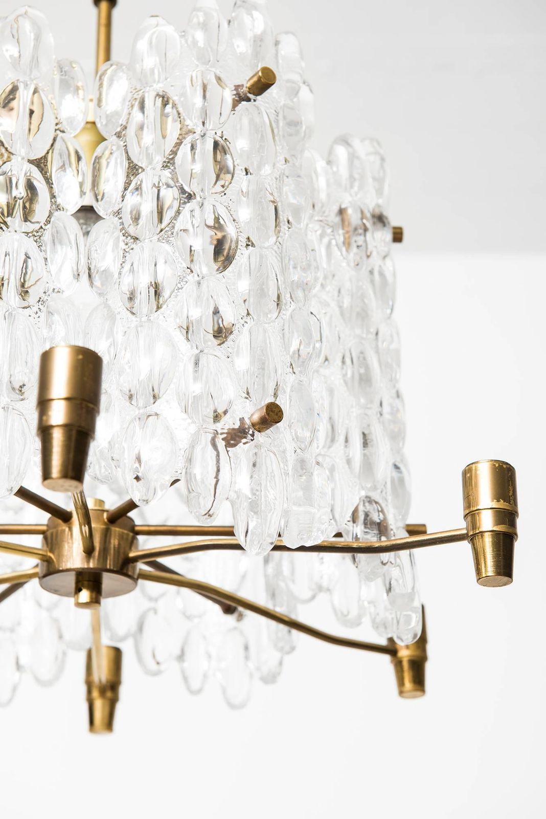 Carl Fagerlund Pair Of Ceiling Lamps By Orrefors In Sweden photo vintage