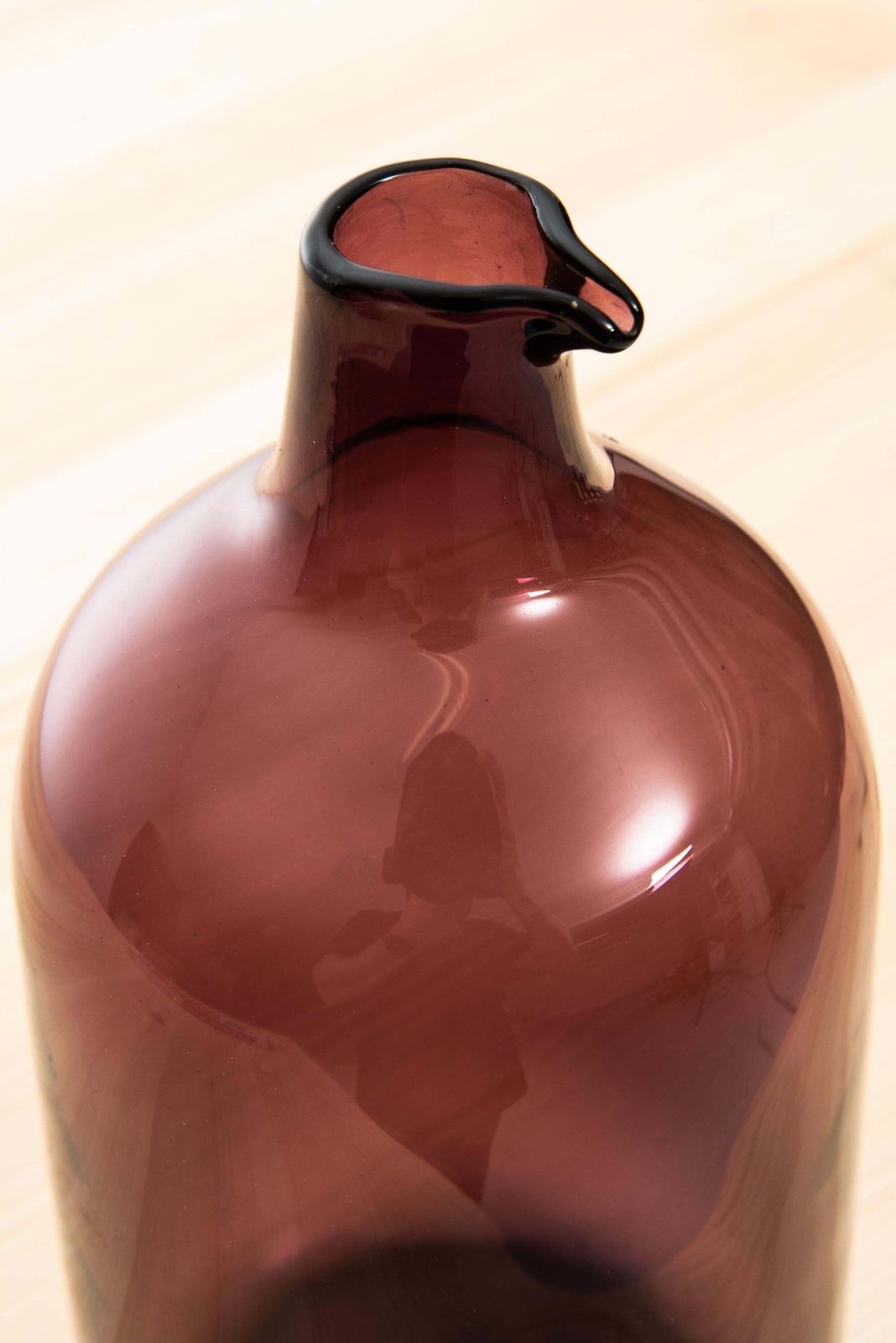 Timo Sarpaneva Glass Vase Model Pullo Produced By Iittala In Finland photo 849.0