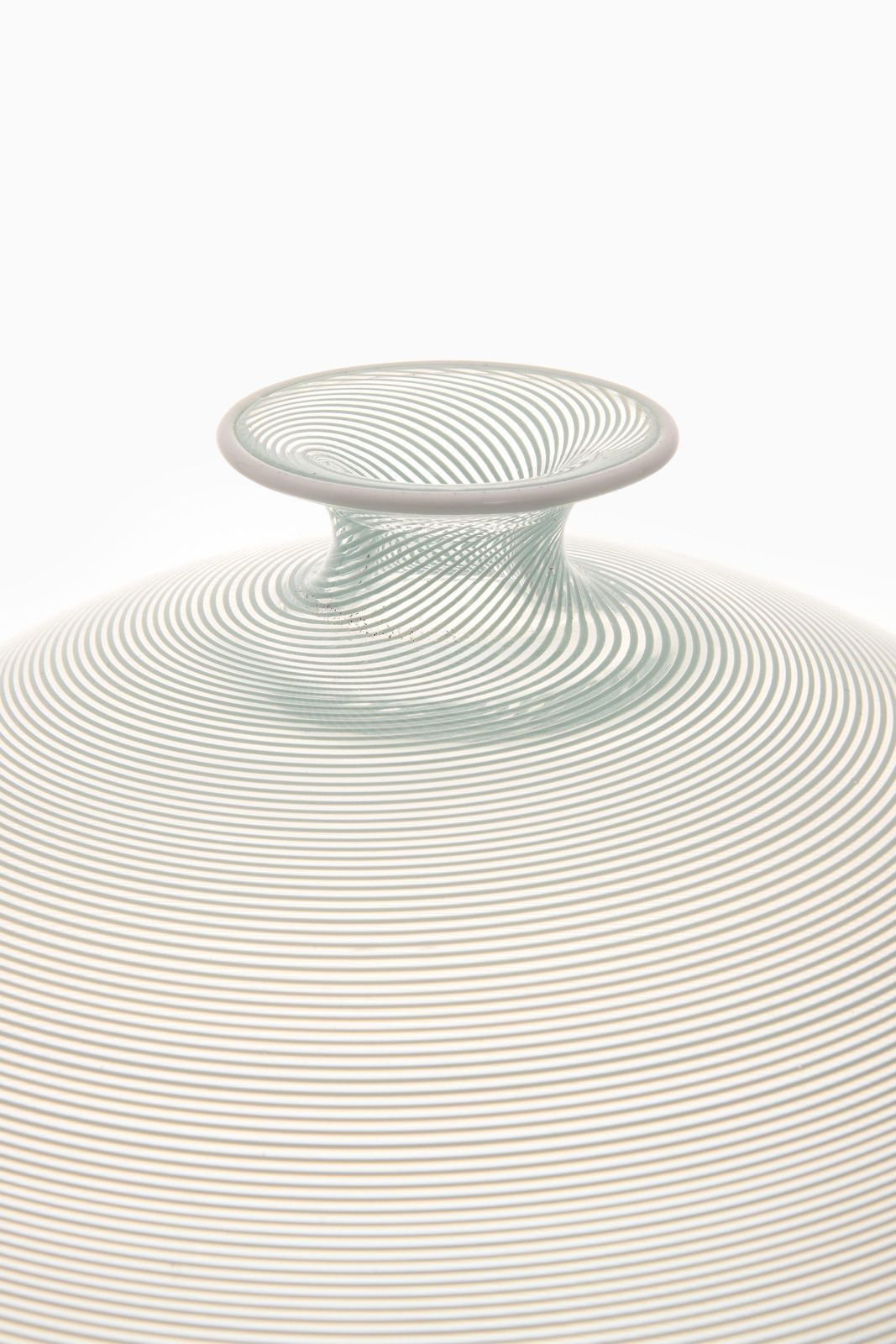 Glass Vase By Barovier And Toso In Murano Italy photo for sale