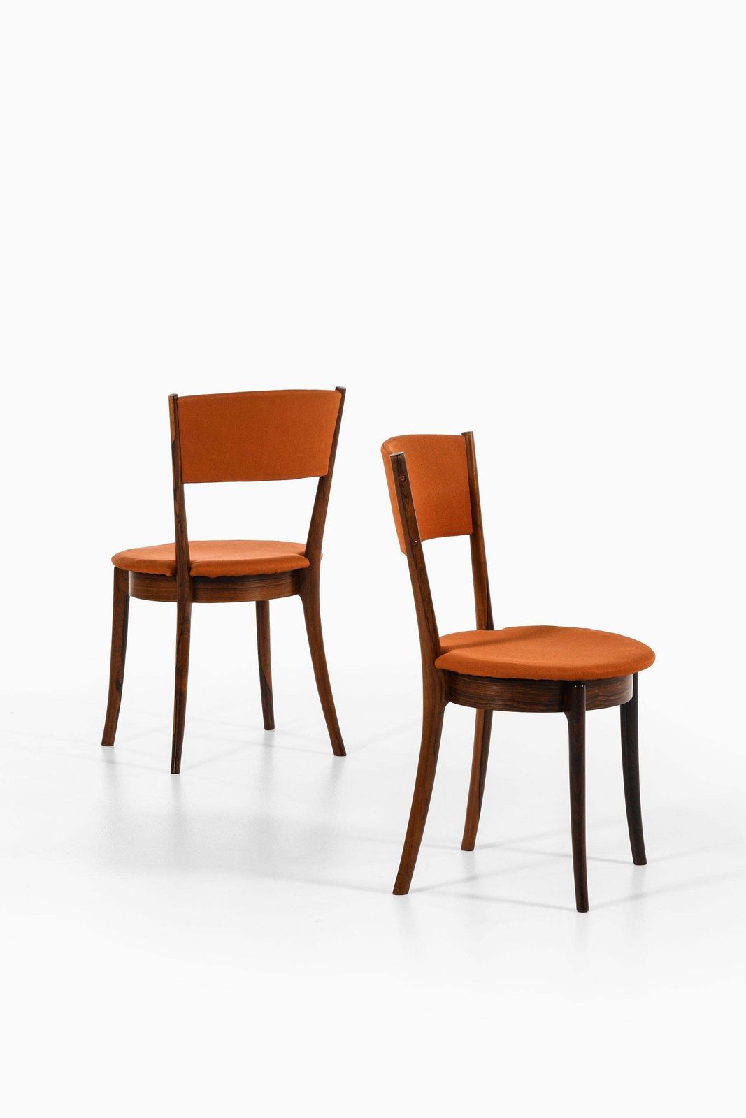 Set Of 8 Dining Chairs In Rosewood And Original Fabric, 1960's photo Furniture
