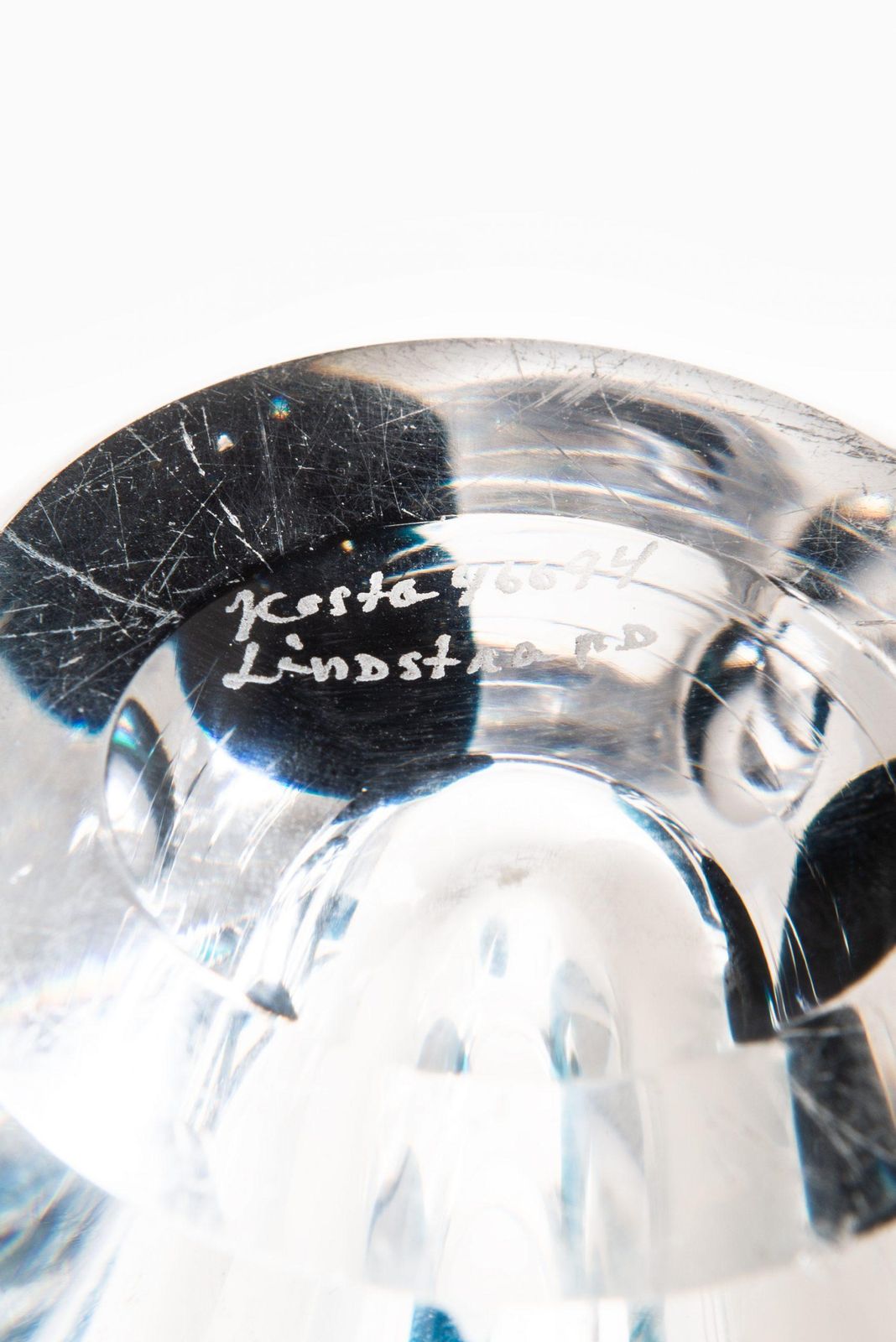 Vicke Lindstrand Vase Produced By Kosta In Sweden photo for sale