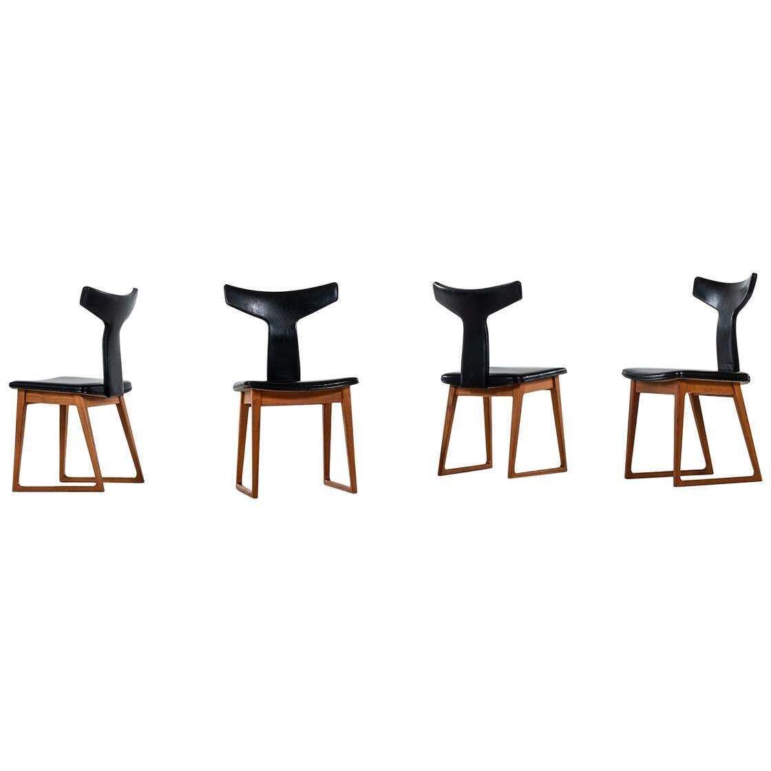 Helge Sibast Dining Chairs In Teak By Sibast In Denmark