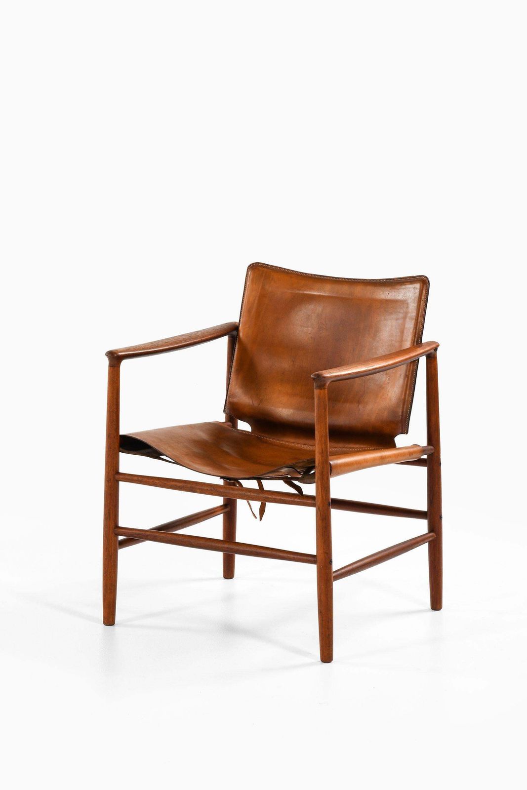Armchair In Teak And Leather By Kai Lyngfeldt Larsen, 1957 photo furniture