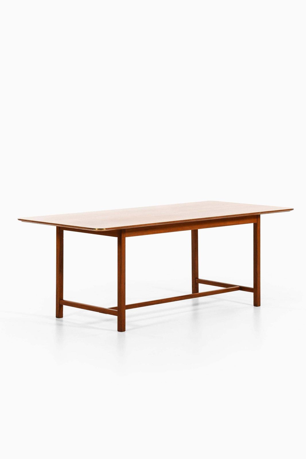 Desk In Mahogany And Brass By Josef Frank, 1950's photo furniture