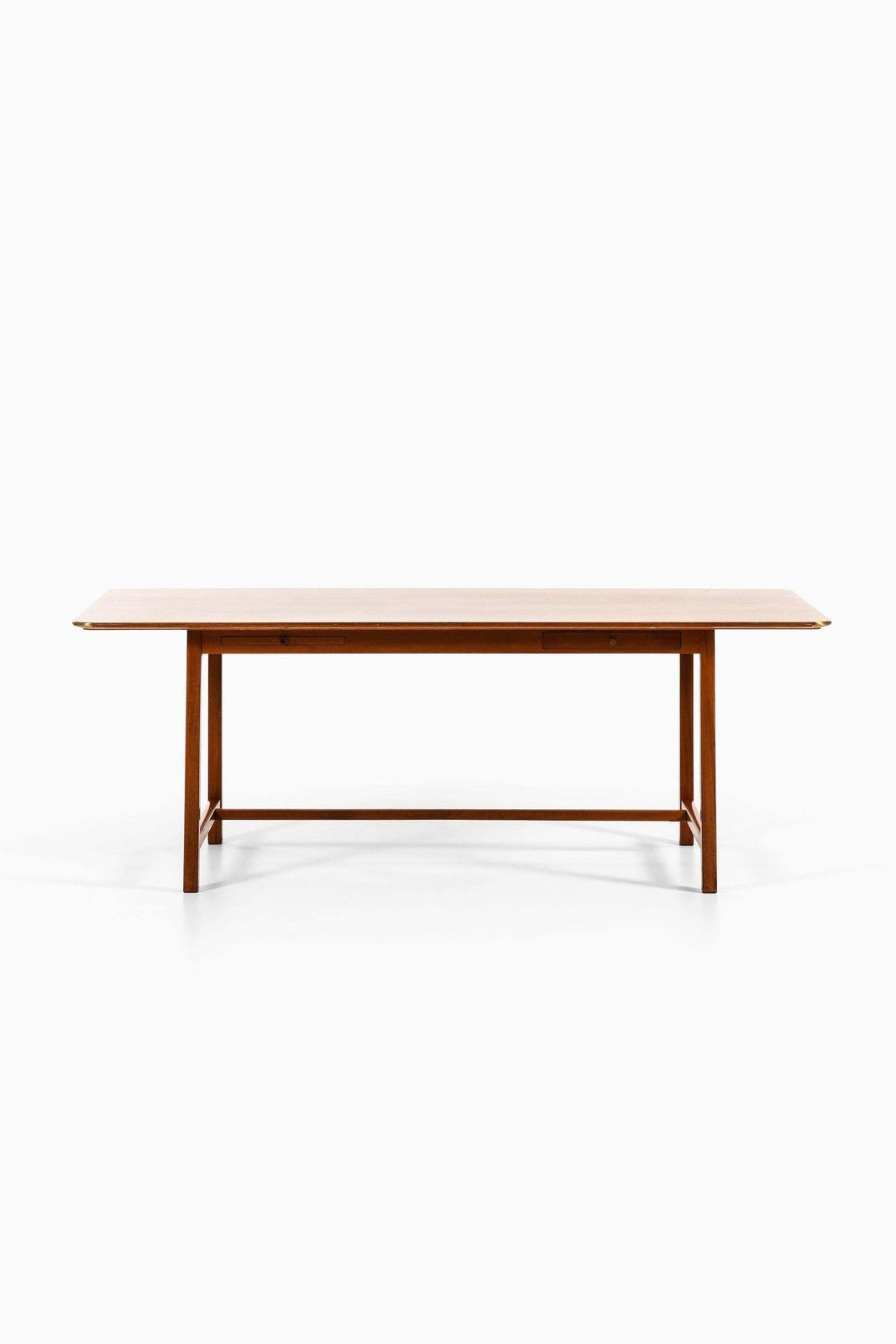photo furniture Desk In Mahogany And Brass By Josef Frank, 1950's