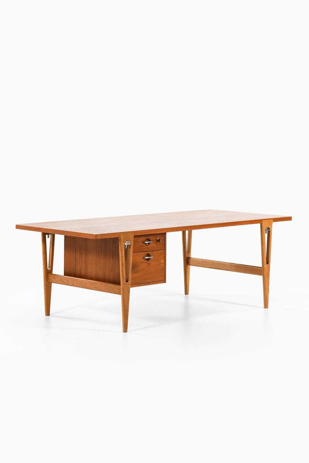photo for sale Hans Wegner Desk Produced By Cabinetmaker Johannes Hansen In Denmark