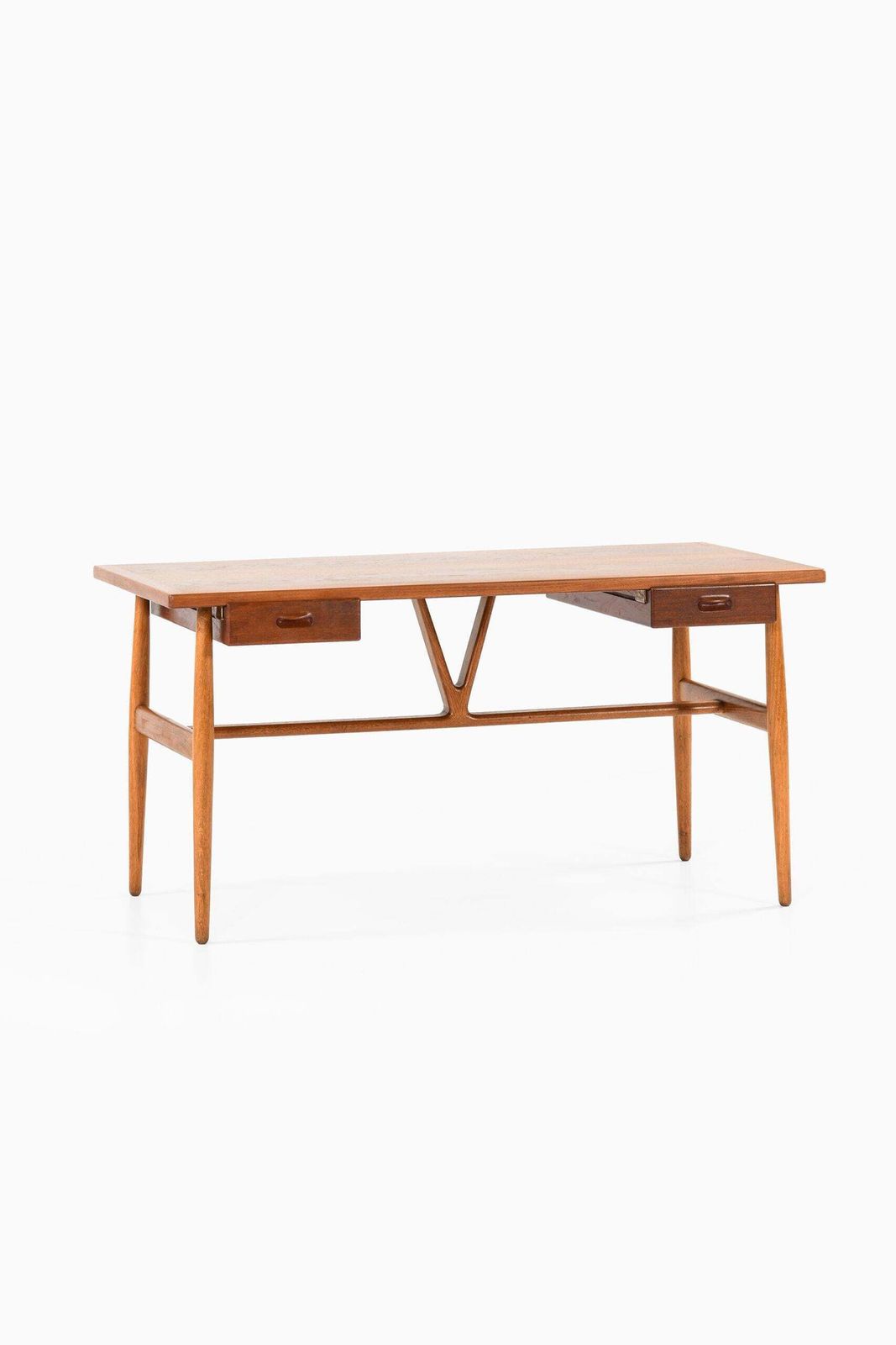 Furniture Hans Wegner Desk Model Jh 563 By Cabinetmaker Johannes Hansen In Denmark photo