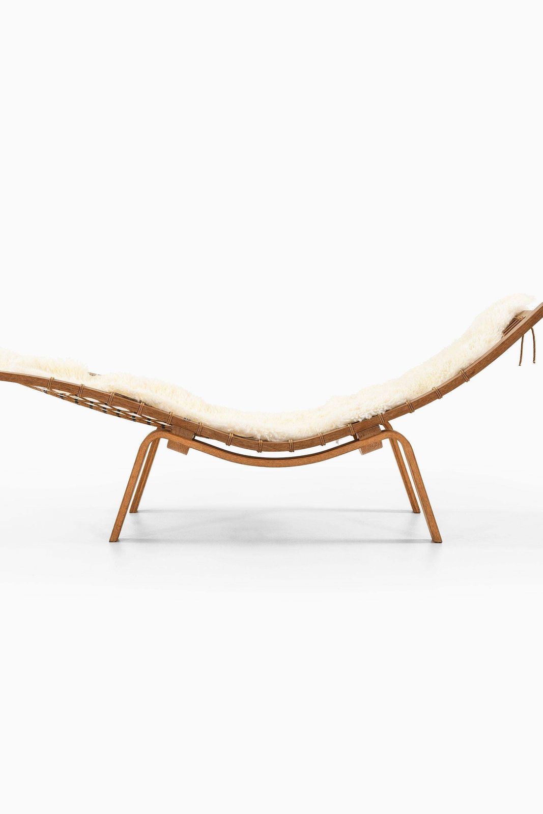 Lounge Chair In Oak And Sheepskin By Hans Wegner, Circa 1960s photo Furniture