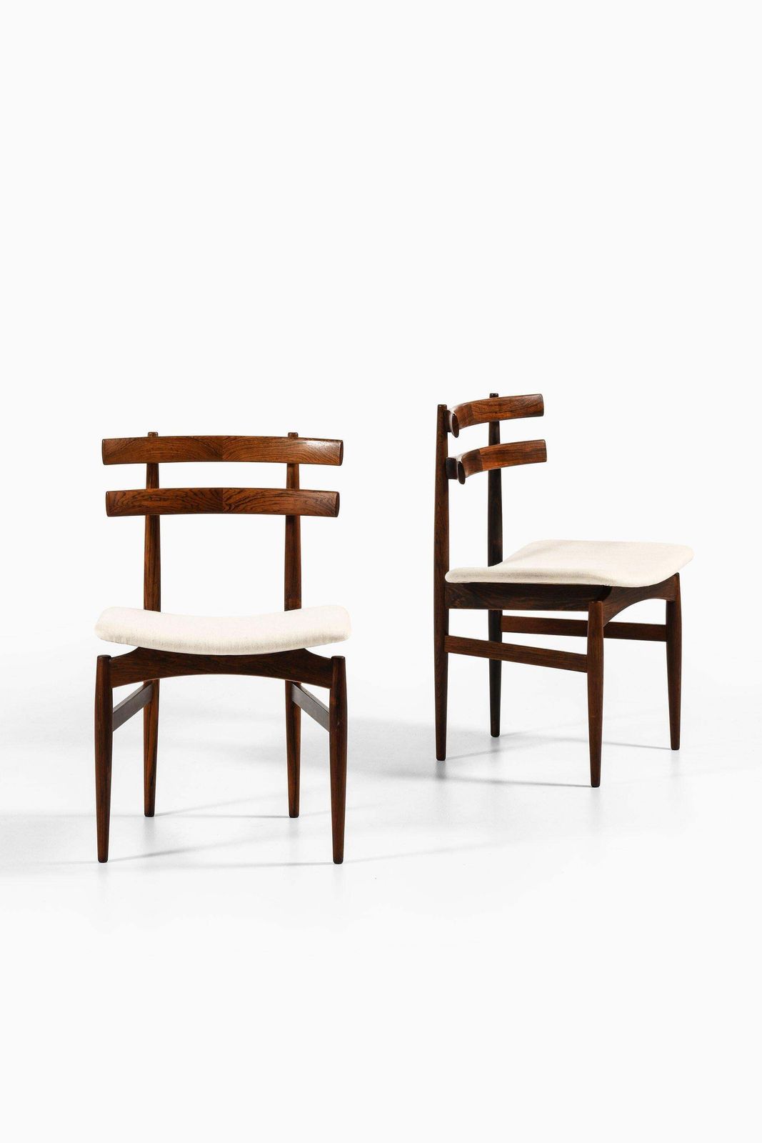 Set Of 14 Dining Chairs In Rosewood By Poul Hundevad, 1960's photo furniture