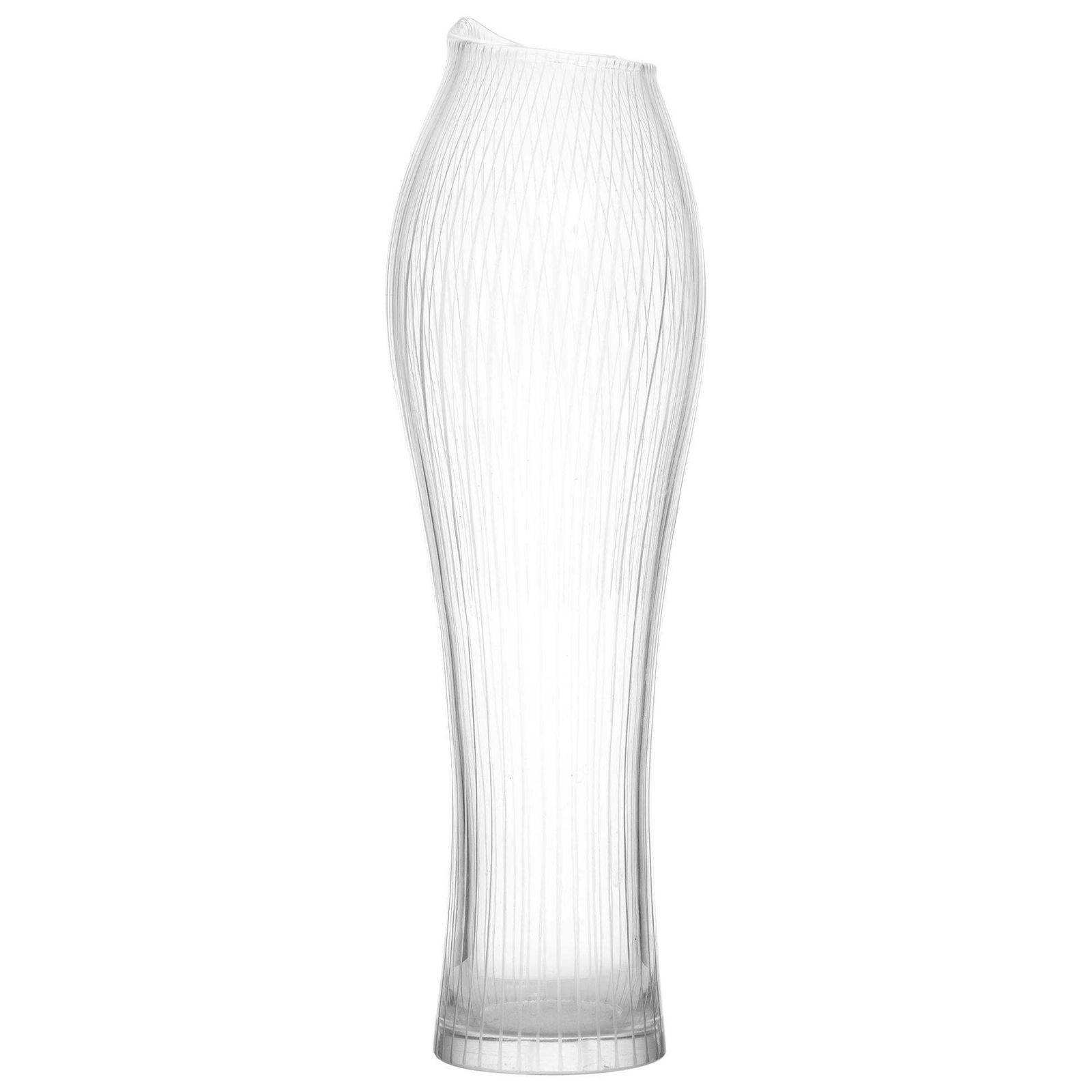 Tapio Wirkkala Glass Vase Produced By Iittala In Finland