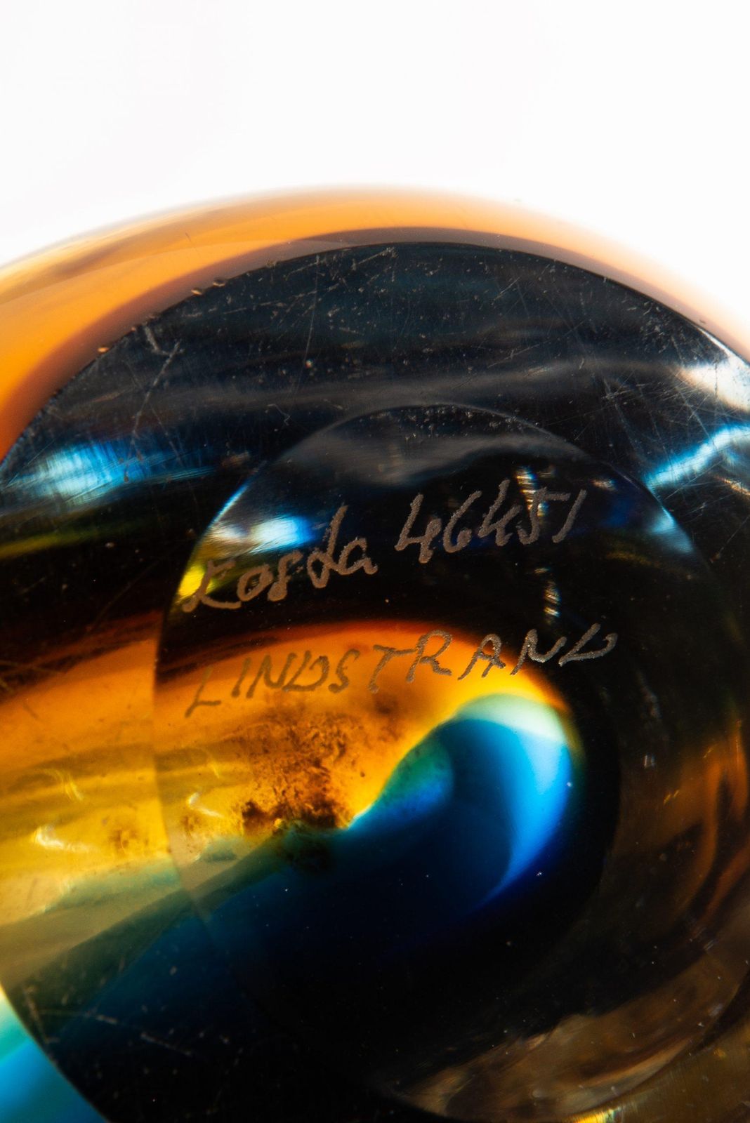 Vicke Lindstrand Vase Produced By Kosta In Sweden photo Home Decor