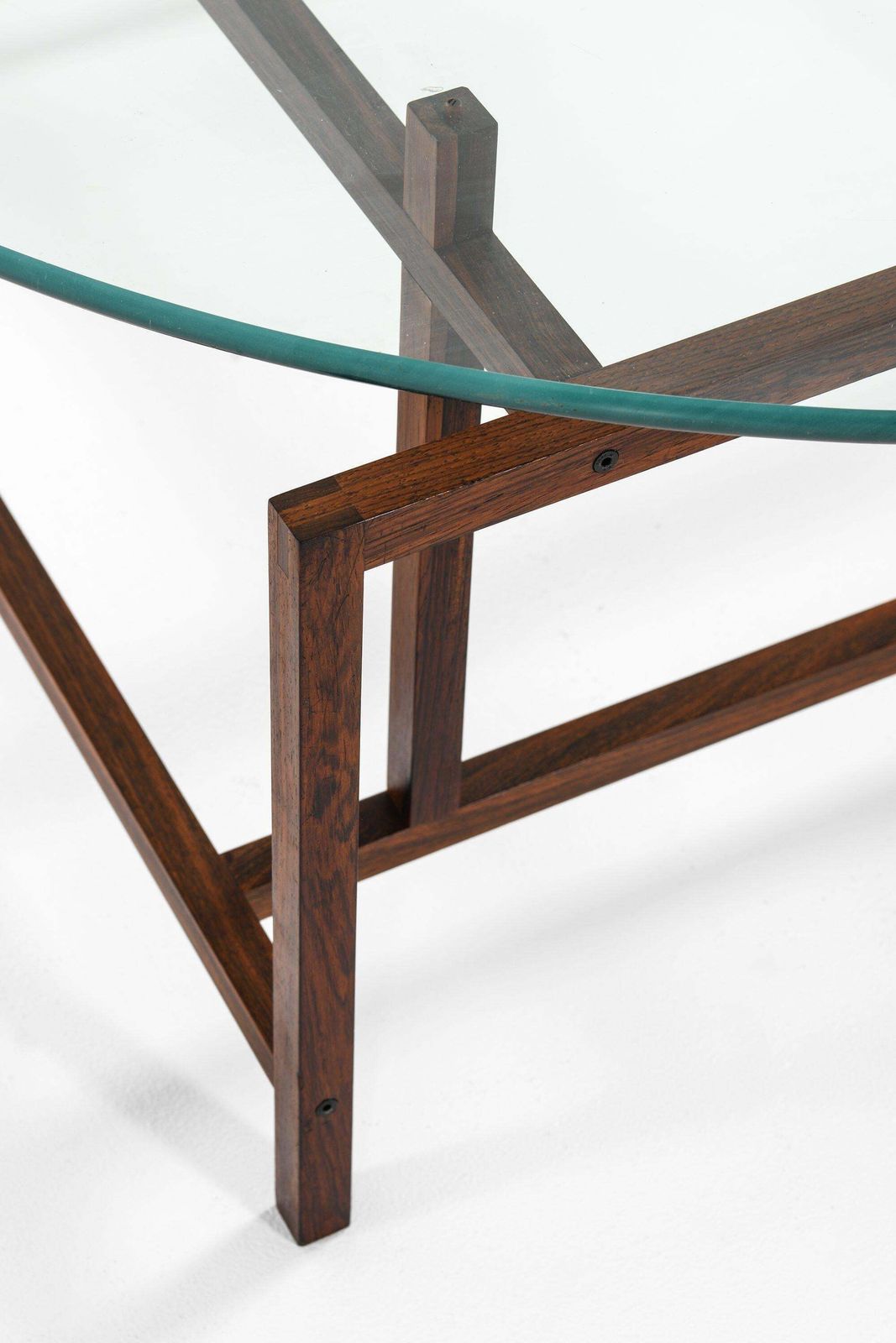 Coffee Table In Rosewood And Glass By Henning Nørgaard, 1960's photo Furniture
