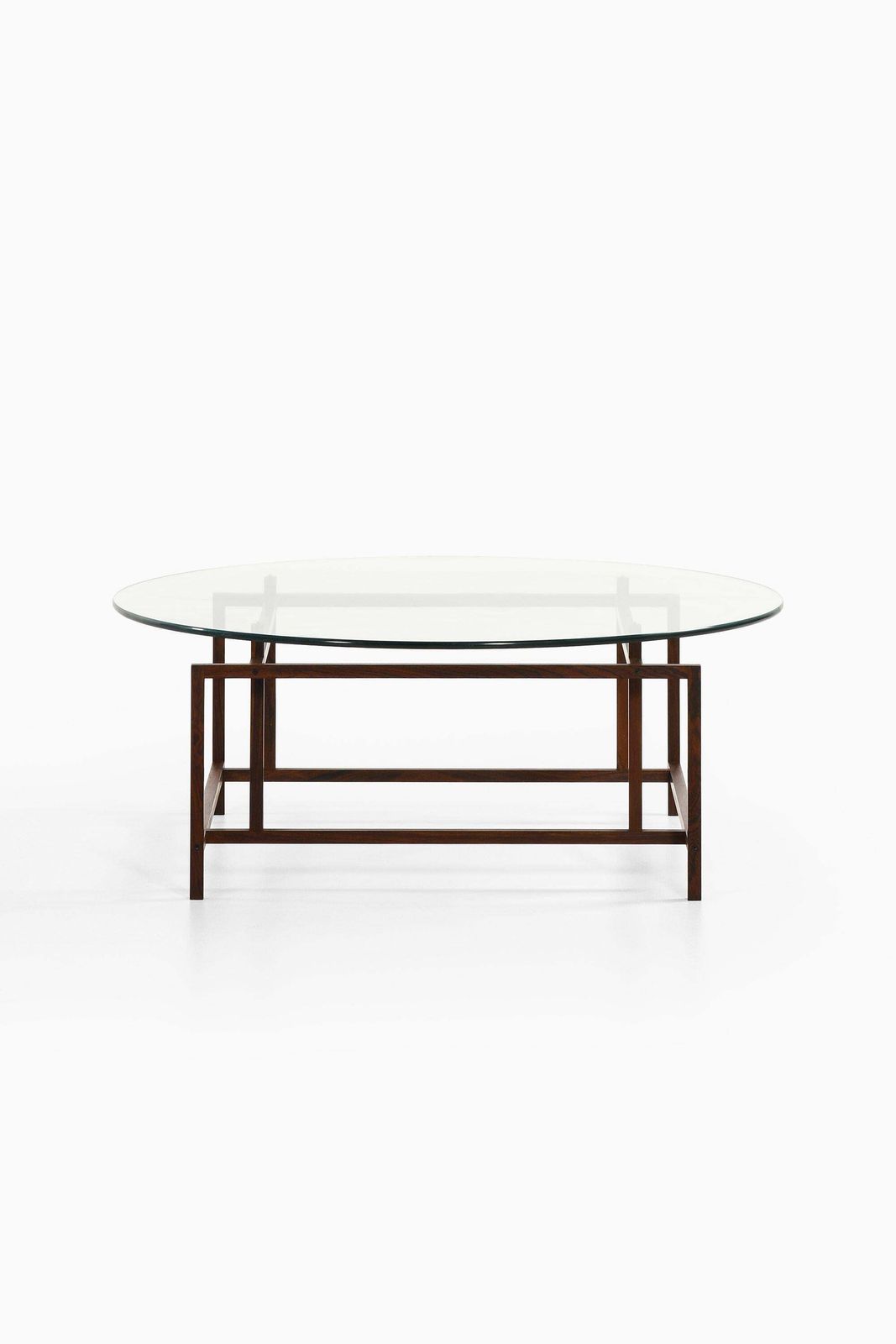 Coffee Table In Rosewood And Glass By Henning Nørgaard, 1960's photo vinterior