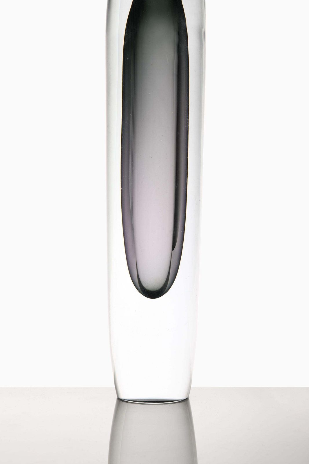 Glass Vase In Black By Gunnar Nylund, 1950's photo Home Decor