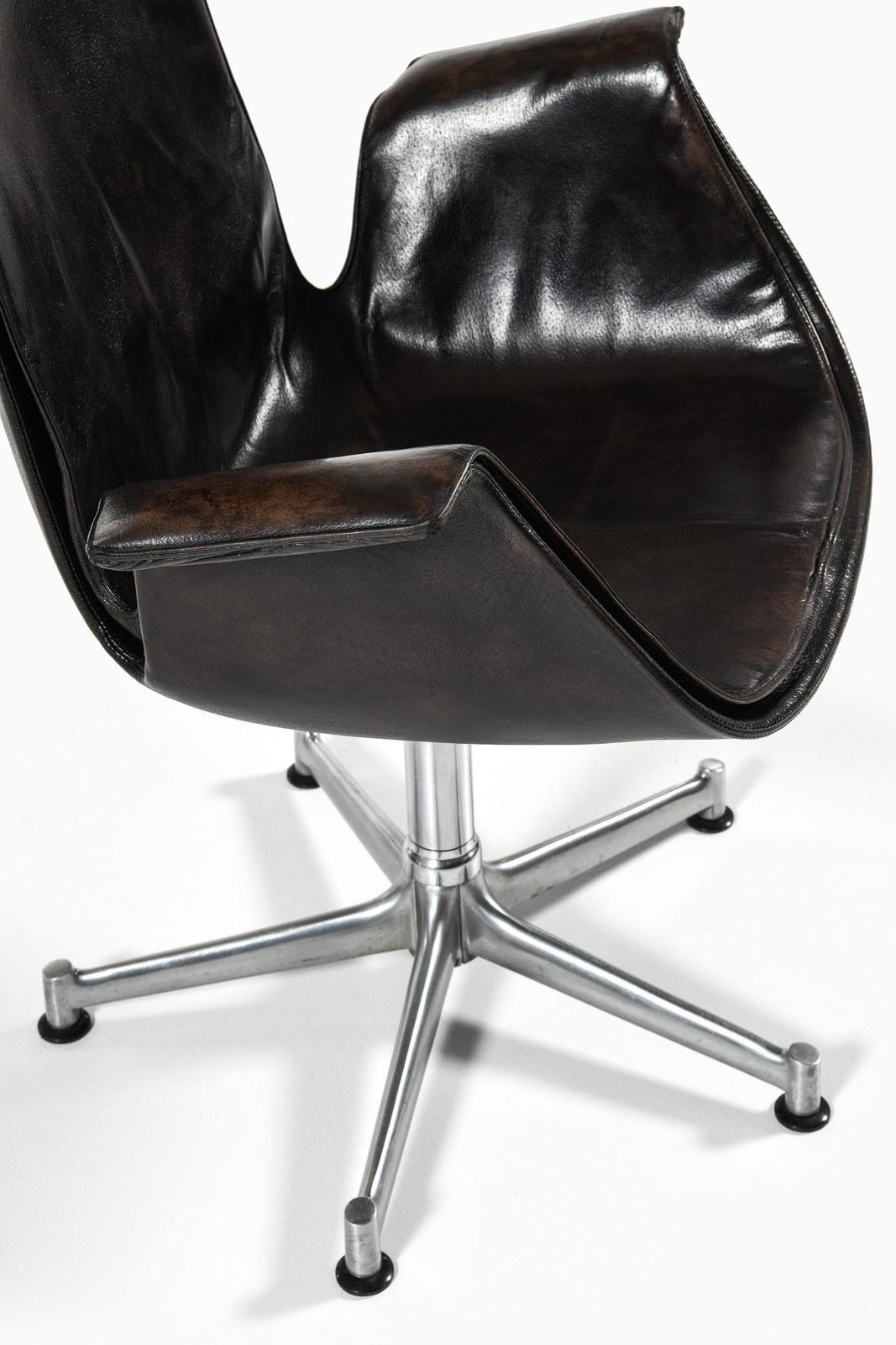 Armchairs In Leather And Steel Frame By Preben Fabricius & Jørgen Kastholm, 1969 photo 2973.0