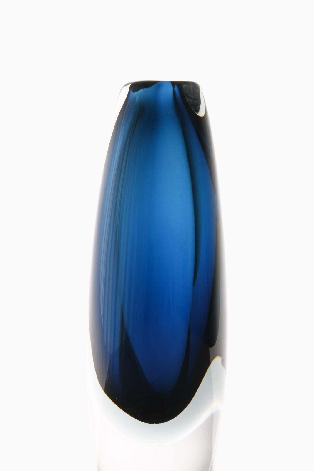 Glass Vase By Vicke Lindstrand, 1960's photo for sale