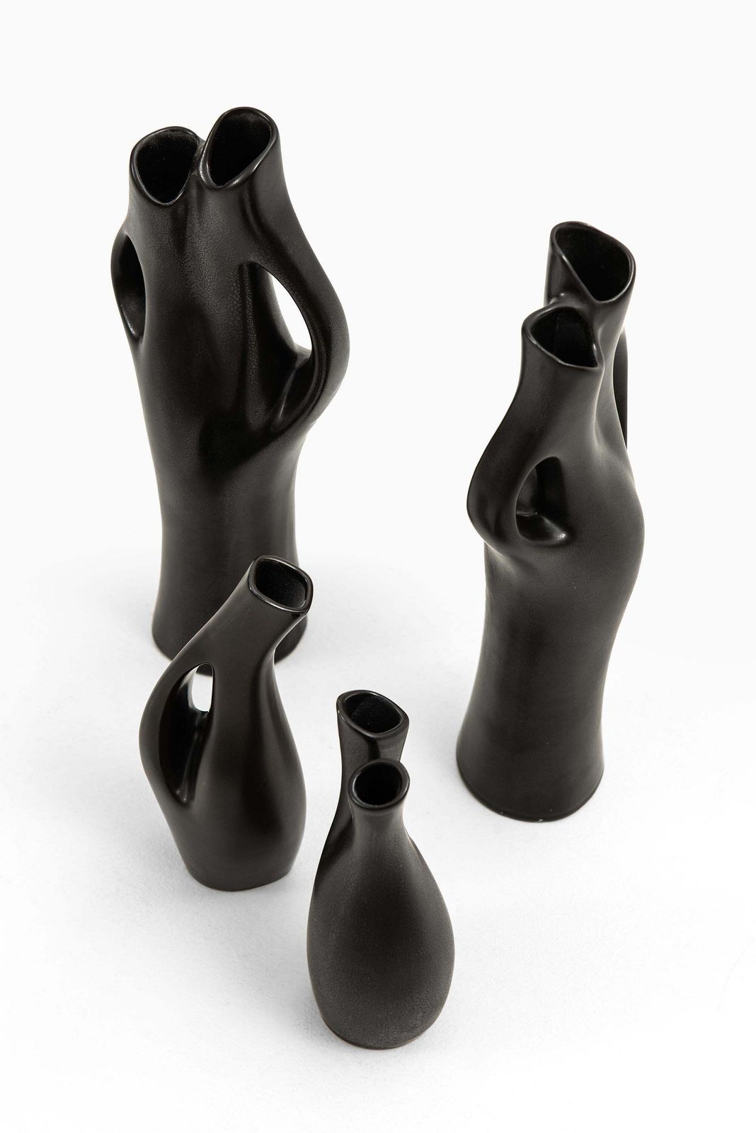 Lillemor Mannerheim Stoneware Vases Model Mangania Produced By Upsala Ekeby photo Home Decor