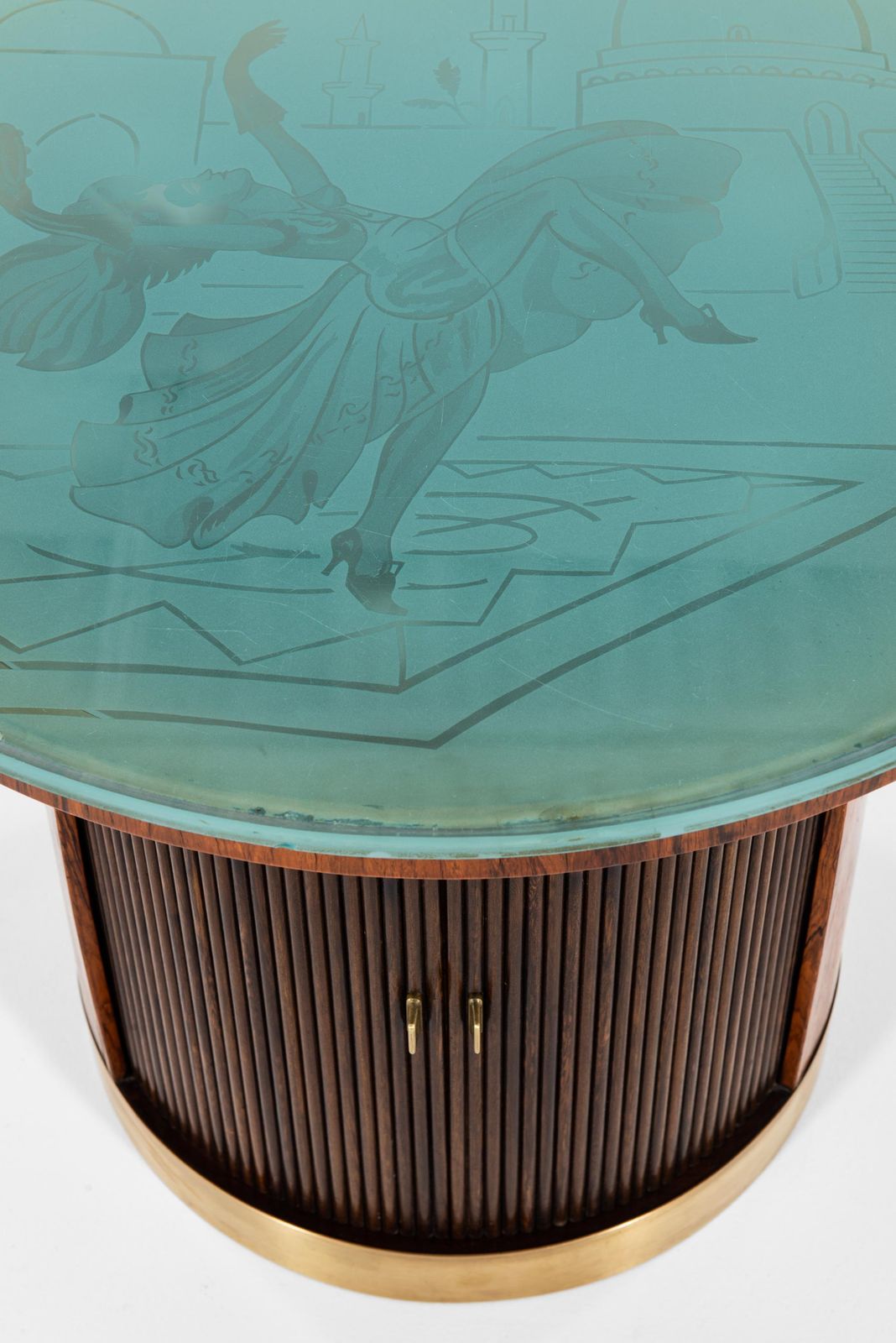 Ernst Kühn Coffee Table / Bar Cabinet By Lysberg Hansen & Therp In Denmark photo furniture