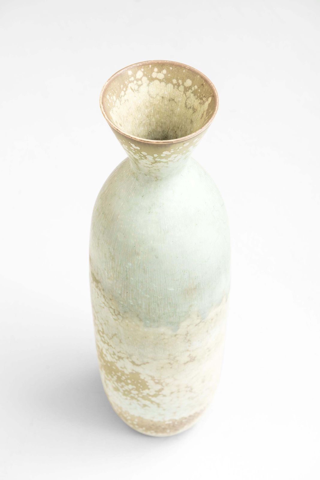 Carl Harry Stålhane Tall Ceramic Floor Vase By Rörstrand In Sweden photo for sale