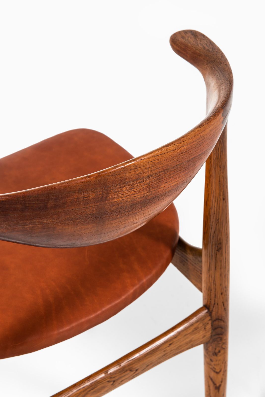 photo furniture Knud Færch Cowhorn Armchair By Slagelse Møbelfabrik In Denmark