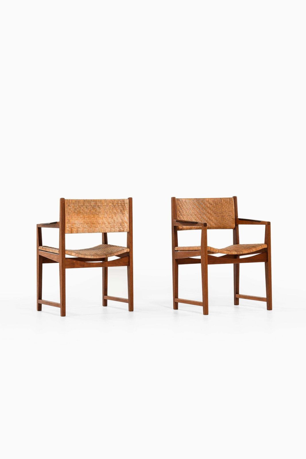 Peter Hvidt & Orla Mølgaard Nielsen Armchairs Model 350 By Søborg Møbler photo buy