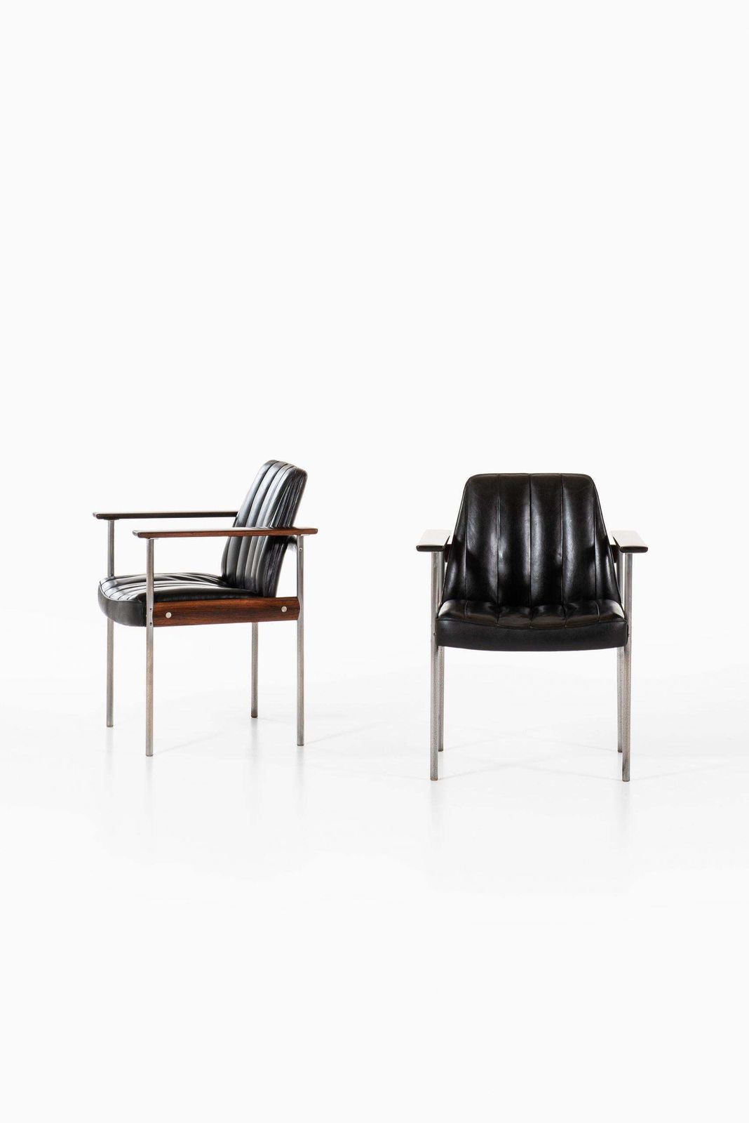 Sven Ivar Dysthe Armchairs Model 1001 Produced By Dokka Møbler In Norway photo for sale