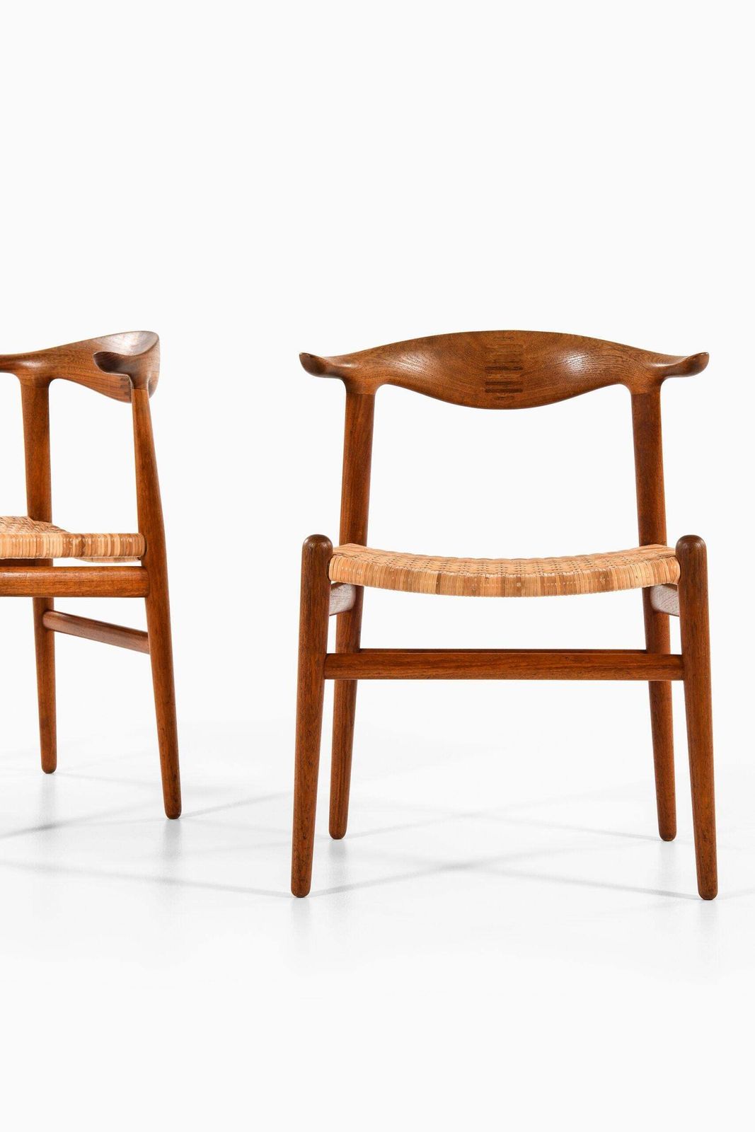 Hans Wegner Armchairs Model Jh 505 Produced By Cabinetmaker Johannes Hansen photo for sale