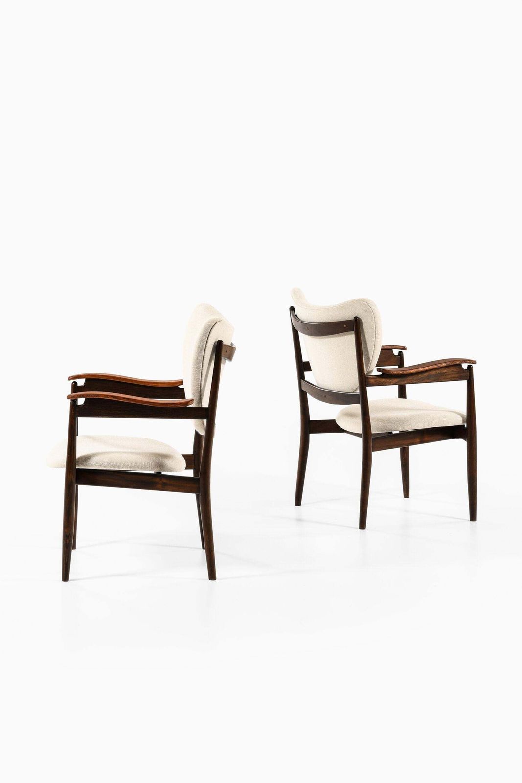 Finn Juhl Armchairs Produced By Søren Willadsen Møbelfabrik In Denmark photo vintage