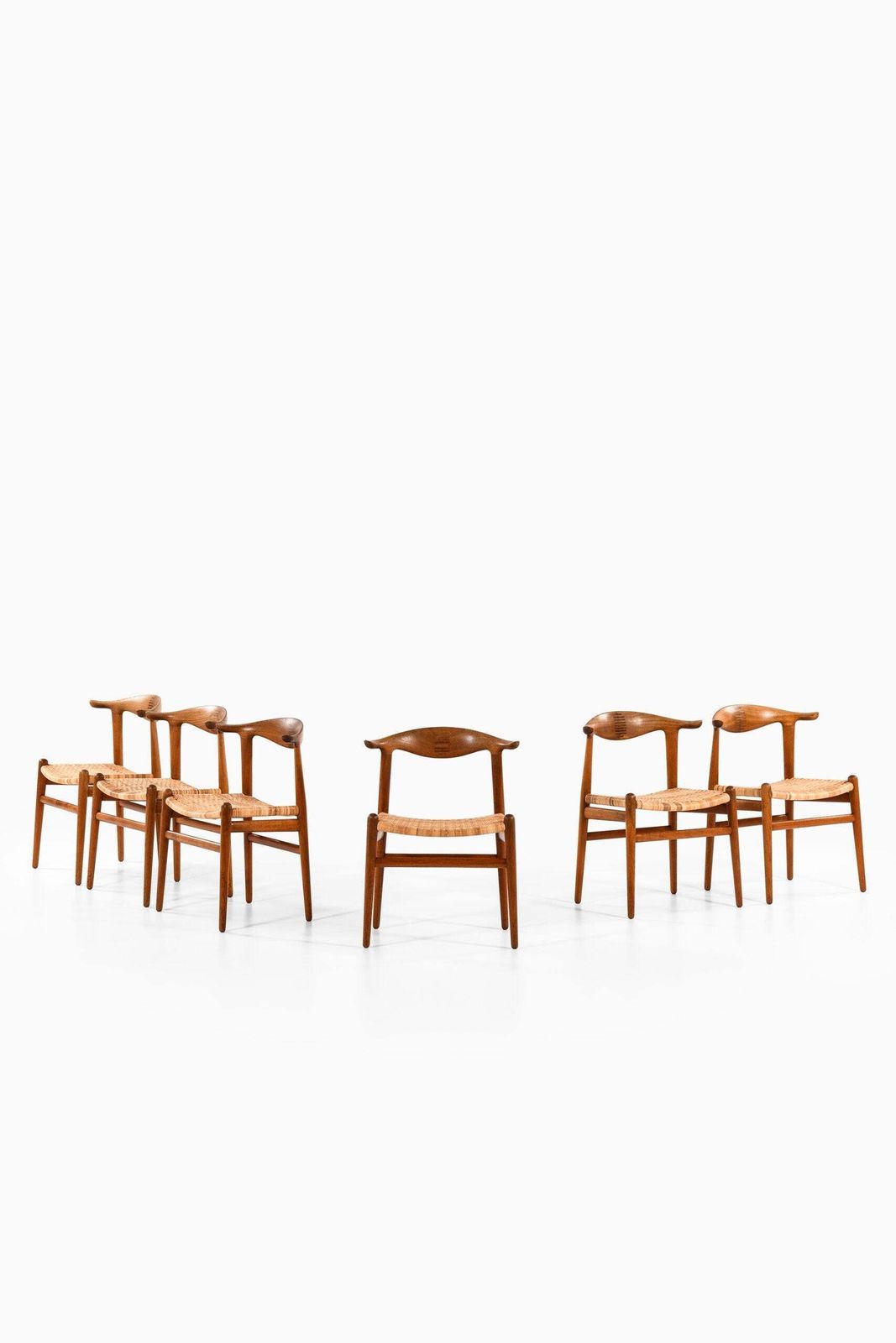 72193.0 Hans Wegner Armchairs Model Jh 505 Produced By Cabinetmaker Johannes Hansen photo