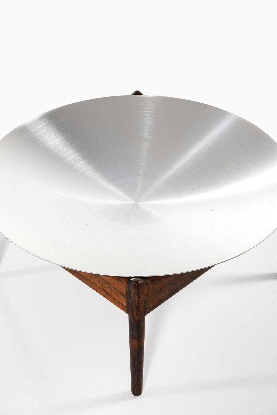 Side Table / Fruit Bowl In Rosewood And Steel By Kristian Solmer Vedel, 1963 photo 3397.0