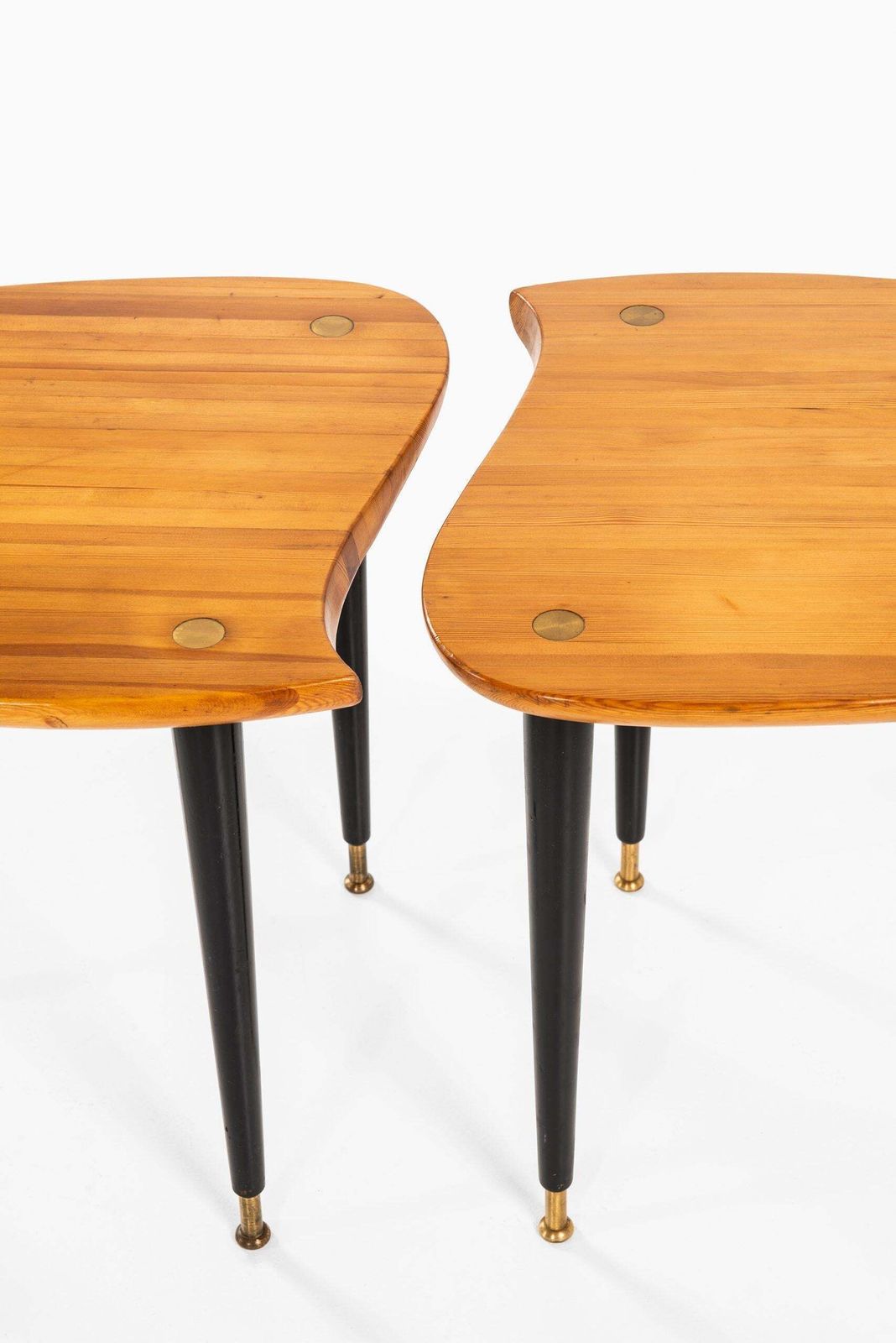 Side Tables Produced By Svensk Fur In Sweden photo for sale