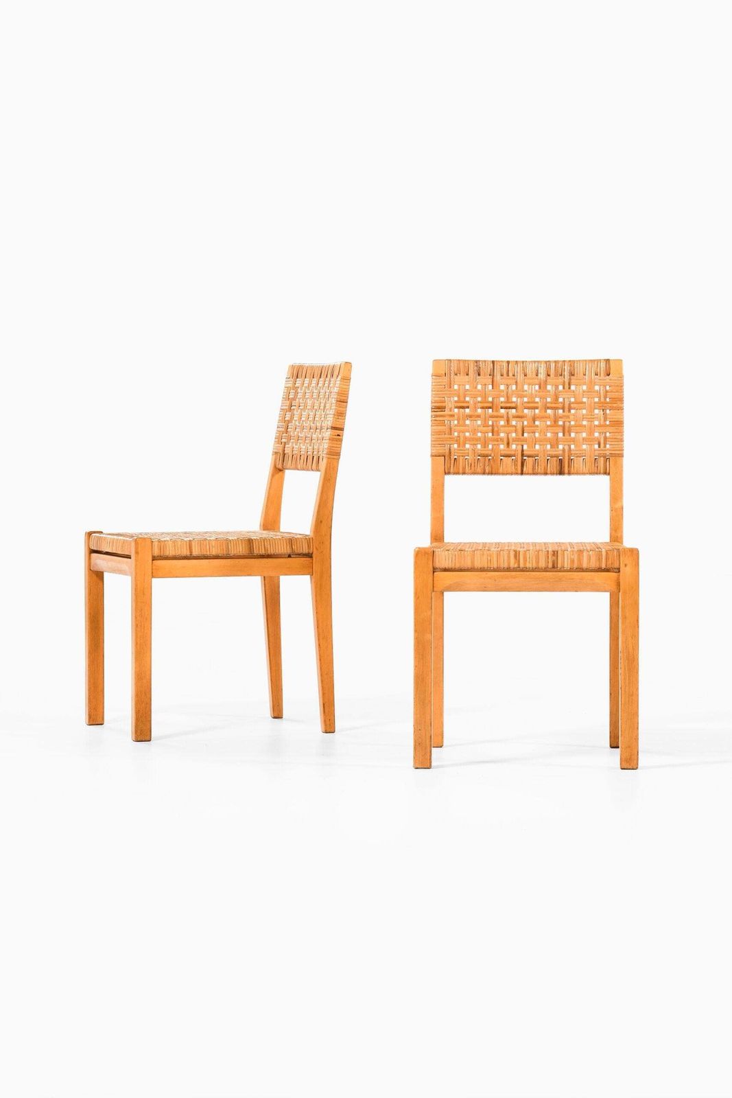 Aino Aalto Dining Chairs Model 615 Produced By Artek In Finland photo vintage