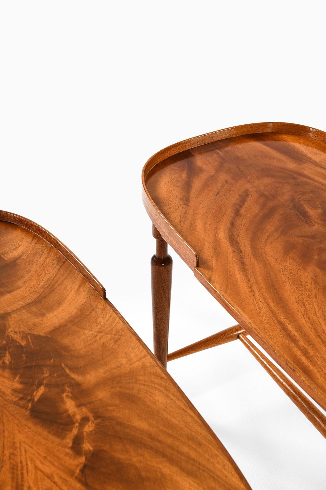 Pair Of Side Table In Mahogany By Josef Frank, 1939 photo vinterior