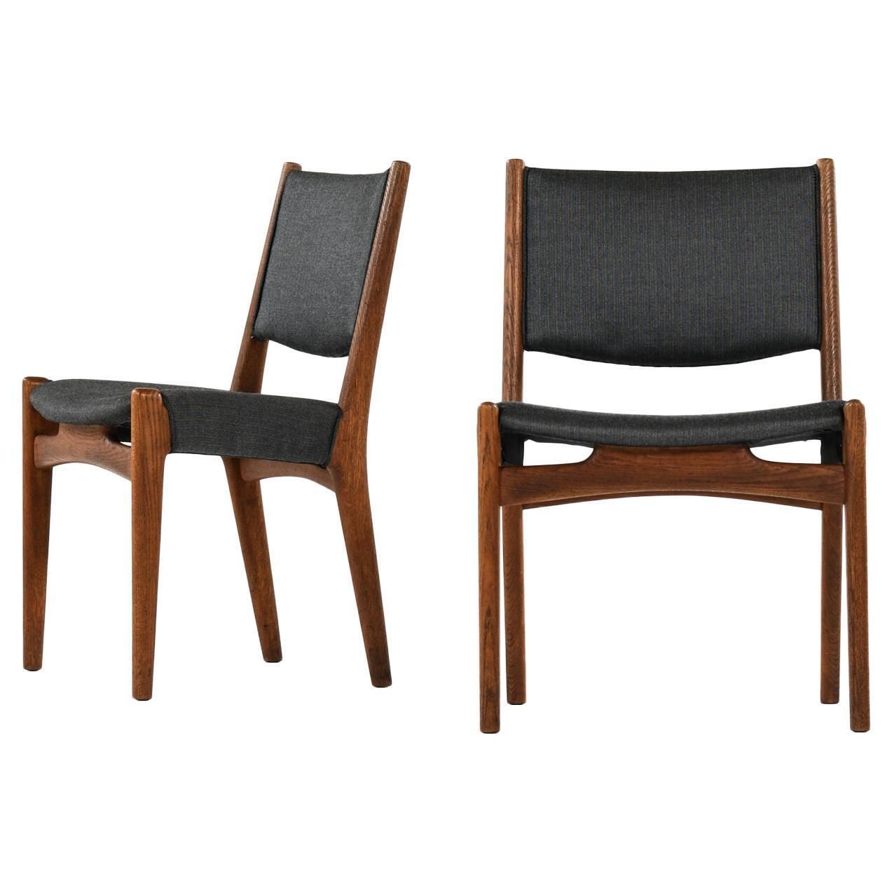 Hans Wegner Dining Chairs By Cabinetmaker Johannes Hansen In Denmark