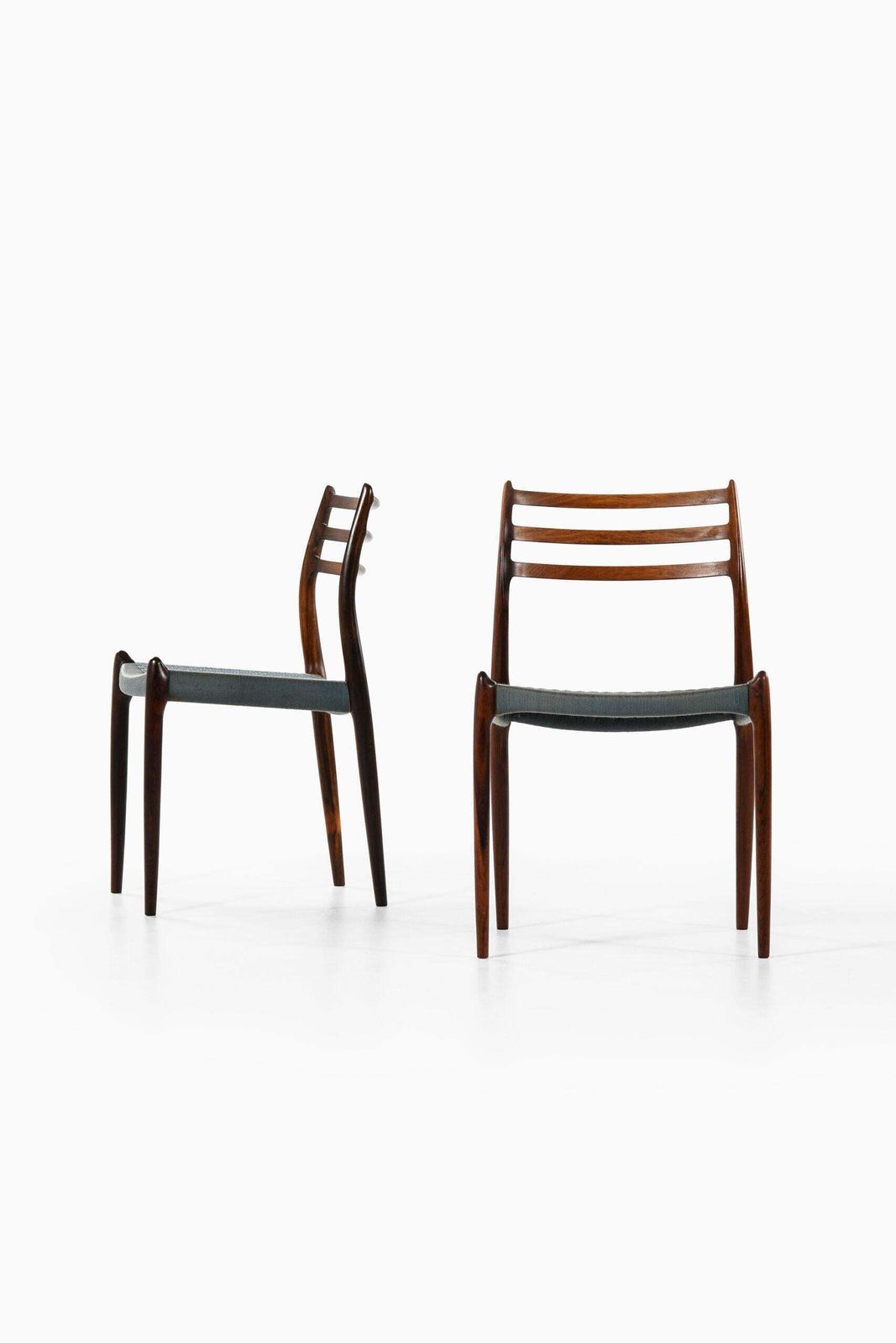 Niels O. Møller Dining Chairs Model 78 Produced By J.L Møllers Møbelfabrik photo Furniture