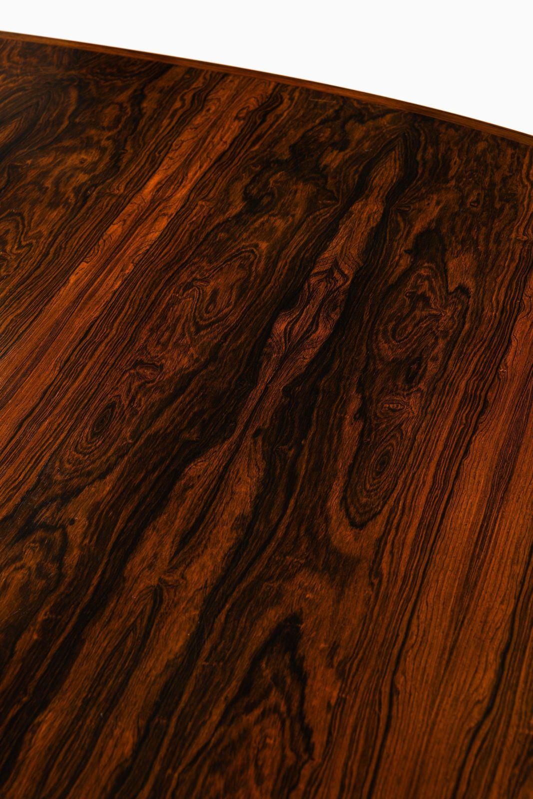 Dining Table In Rosewood And Leather By Arne Vodder, 1950's photo buy